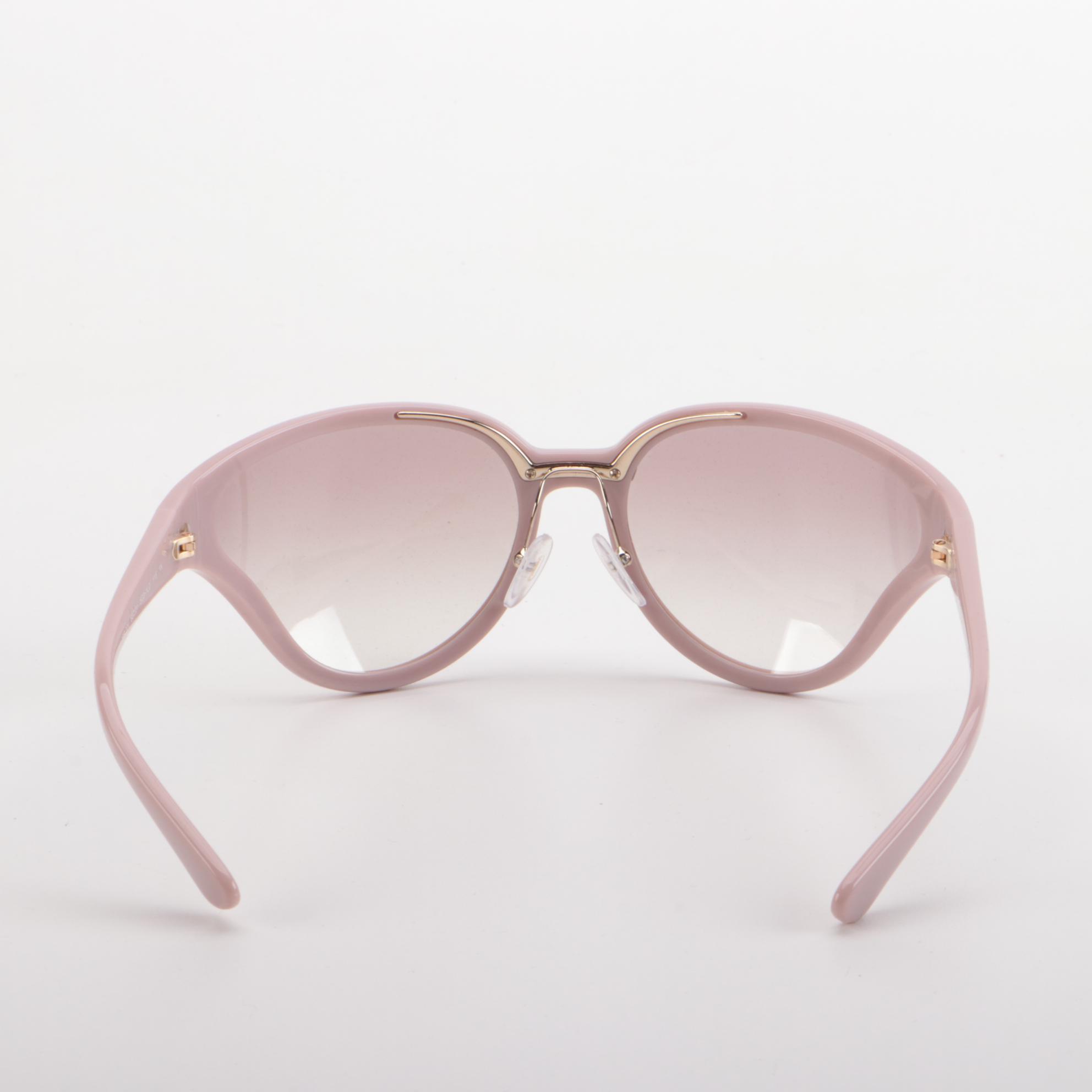 Prada SPR22V Mauve Butterfly Sunglasses with Case and Box