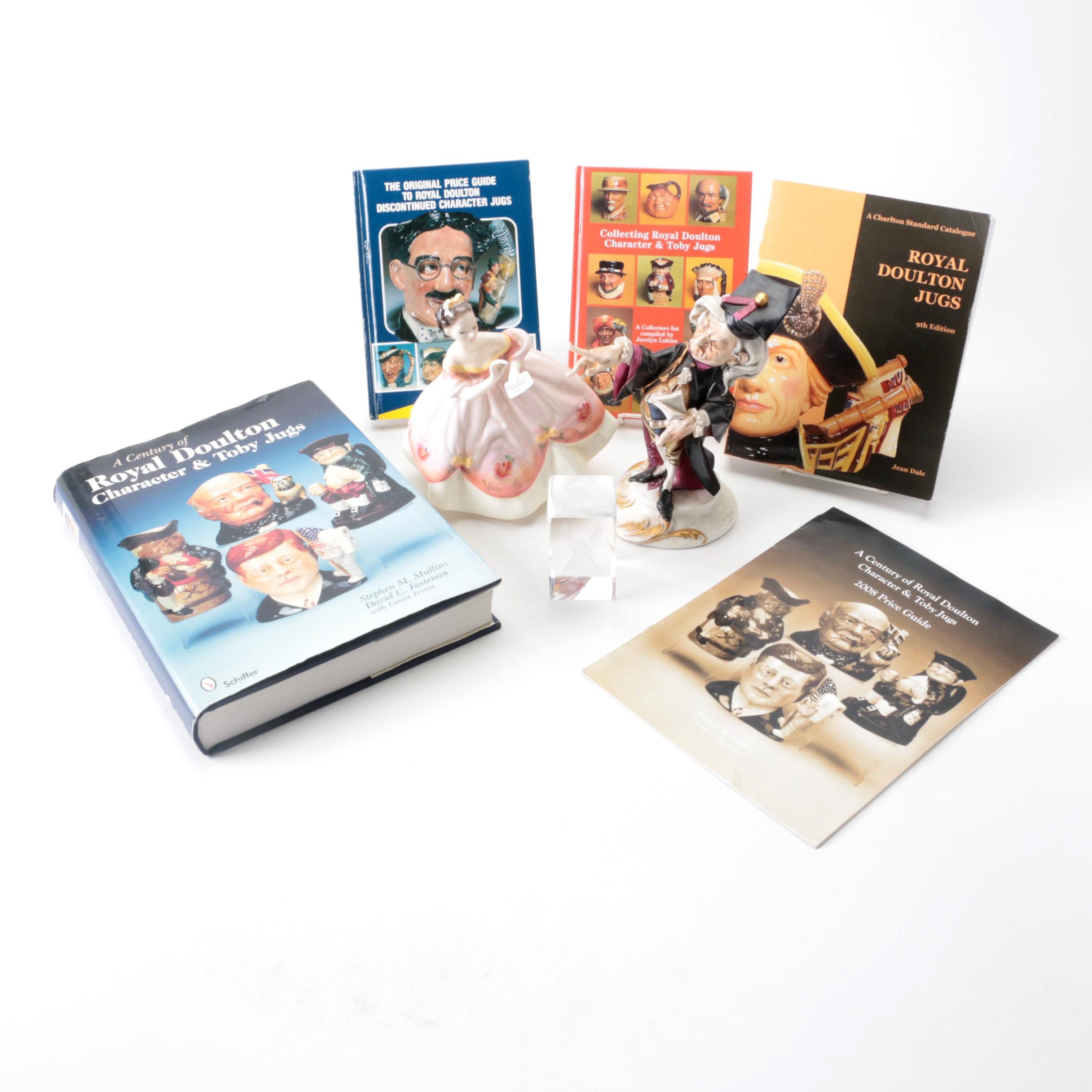 Royal Doulton "Elizabeth" Figurine with Collector's Guides and More