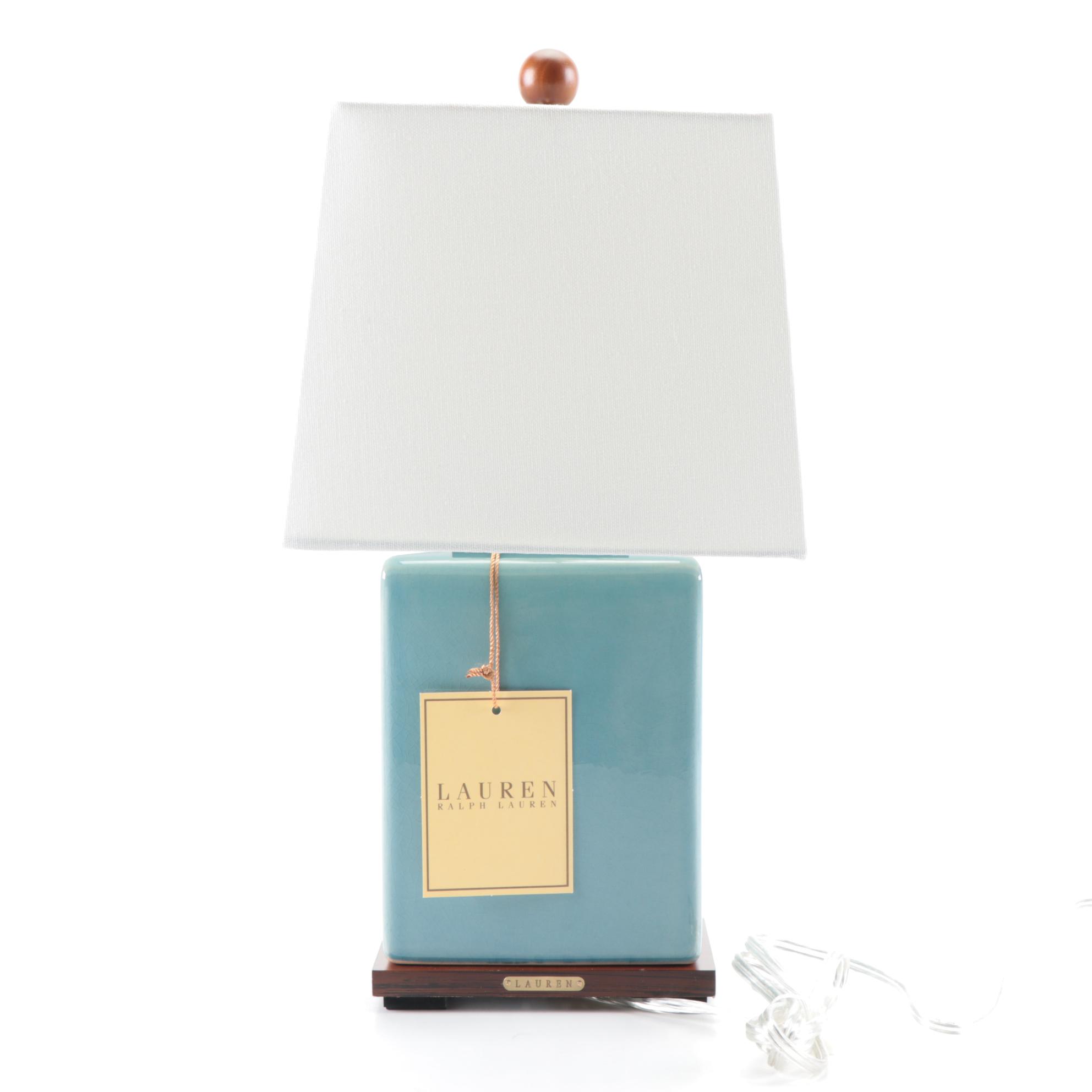 Ralph Lauren Home Blue Ceramic Table Lamps