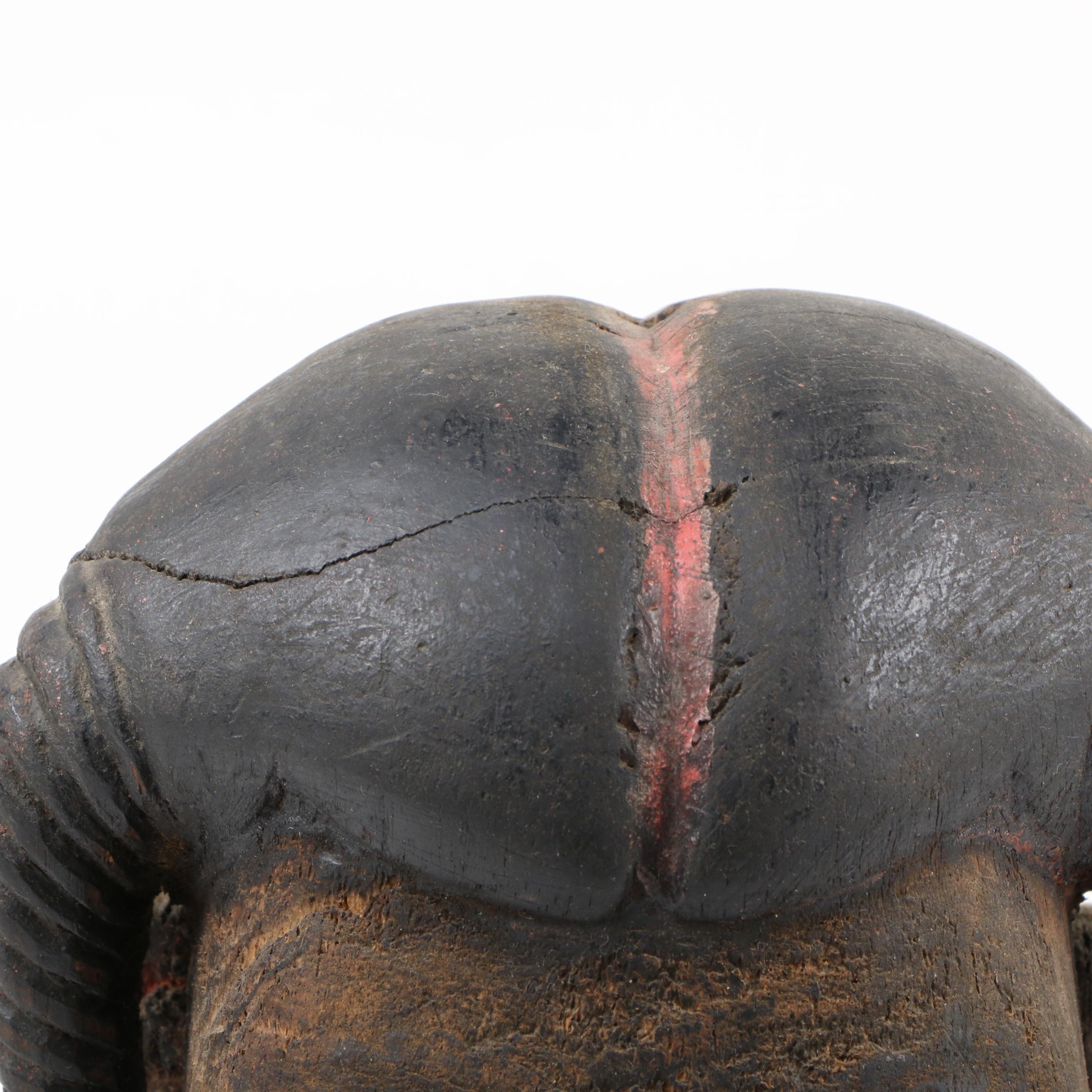 Ogoni Articulated Polychrome Wood Mask, West Africa