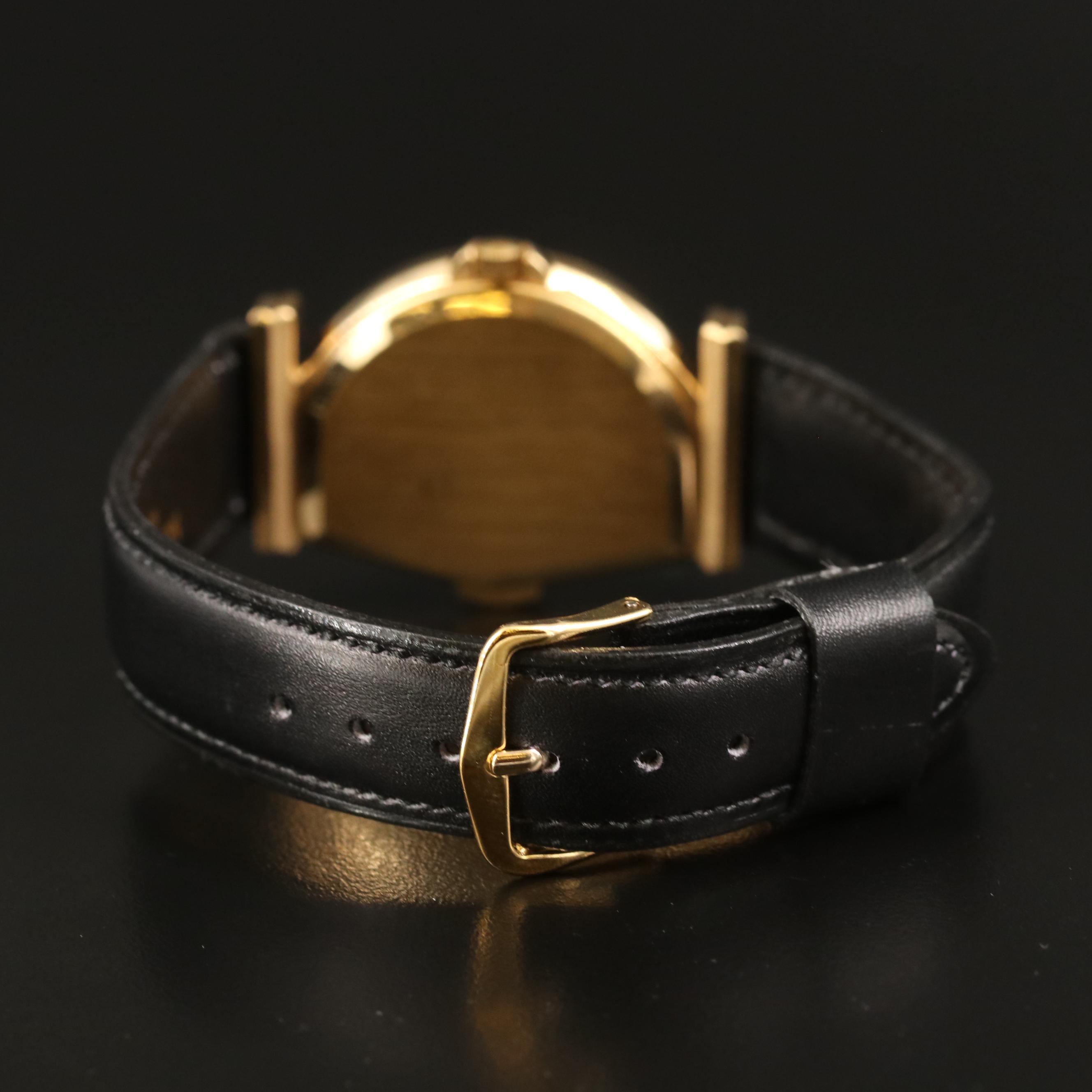 Jean d'Eve Sectora Retrograde Gold Plated Quartz Watch