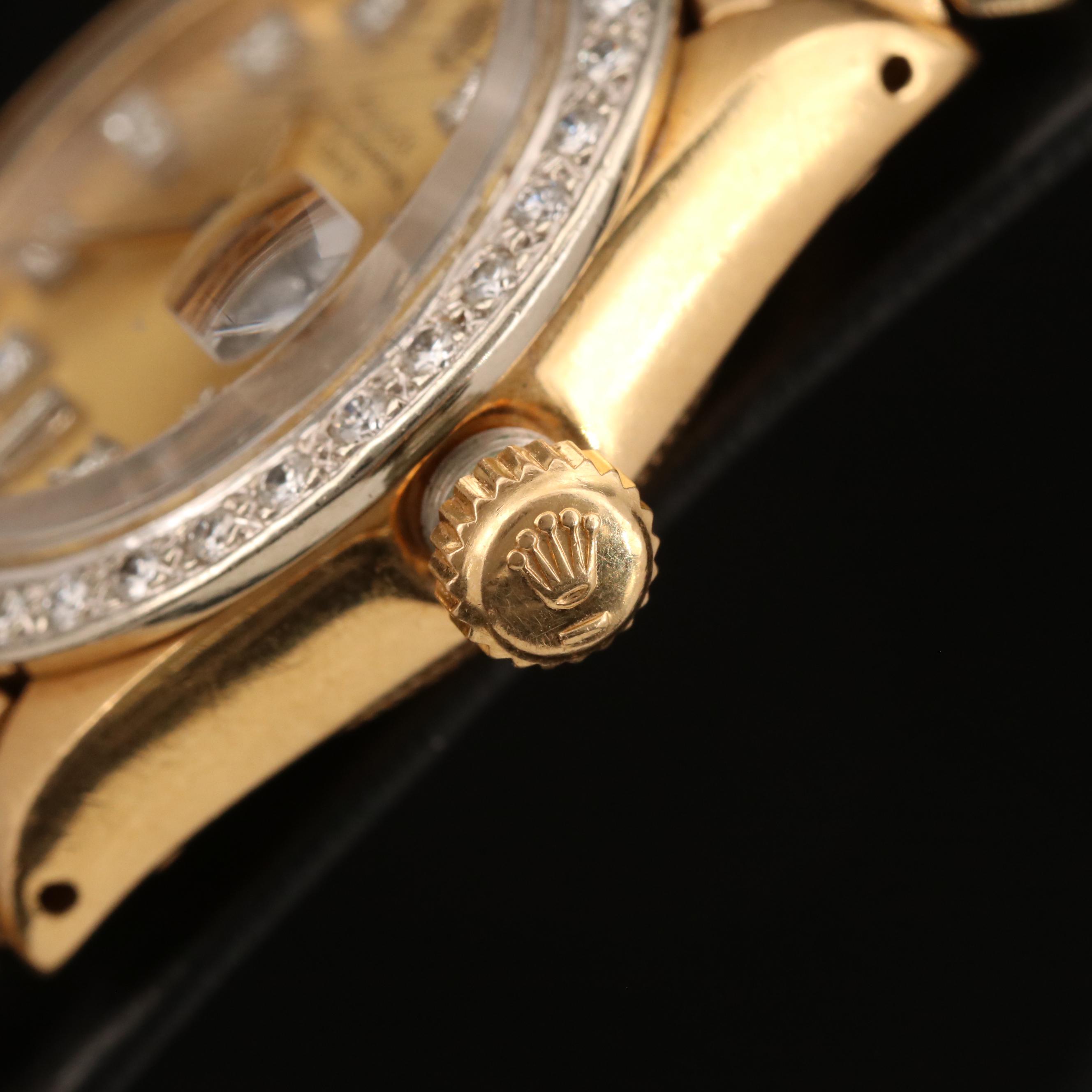 1978 Rolex Datejust 18K and Diamond Watch