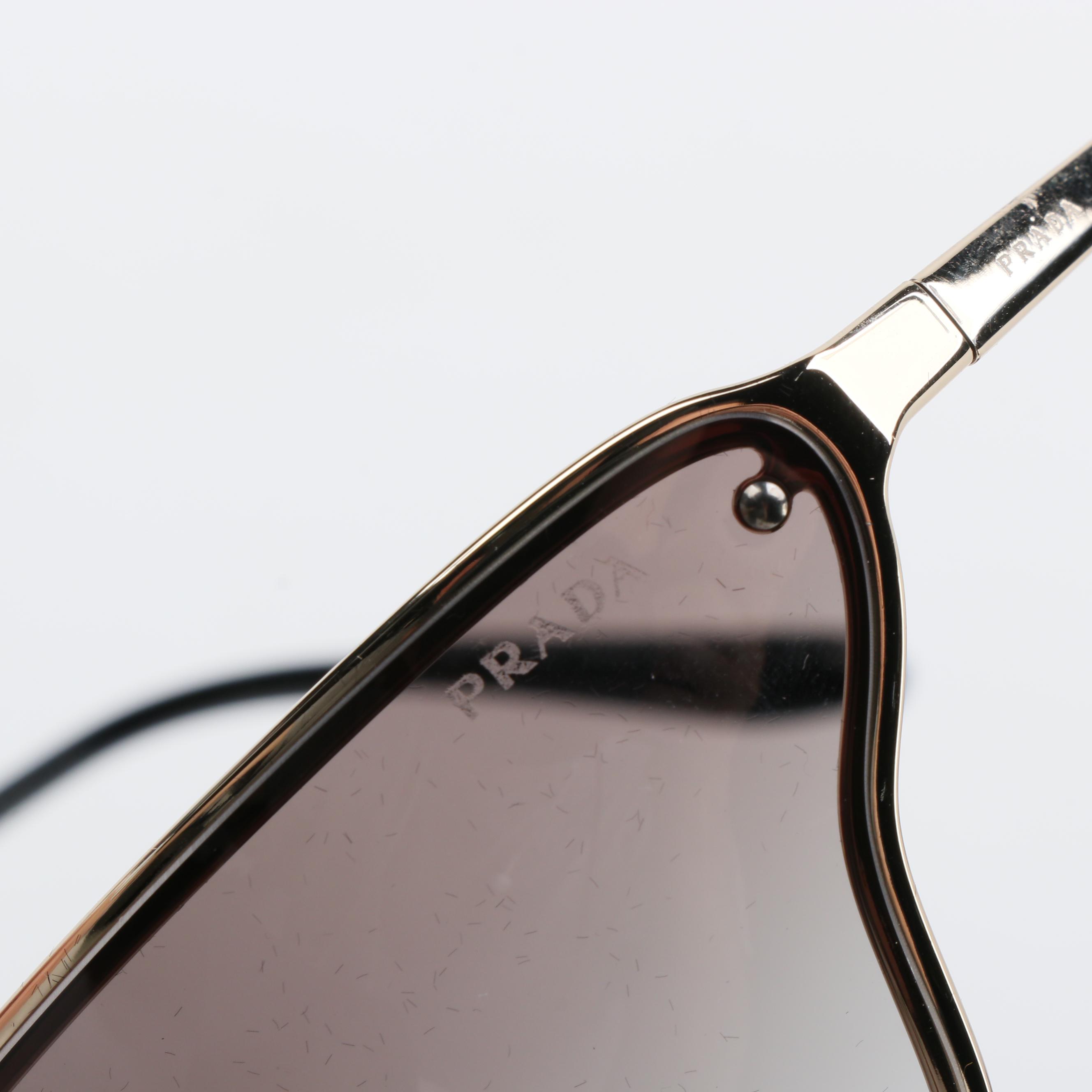 Prada SPR74V Butterfly Sunglasses with Case and Box