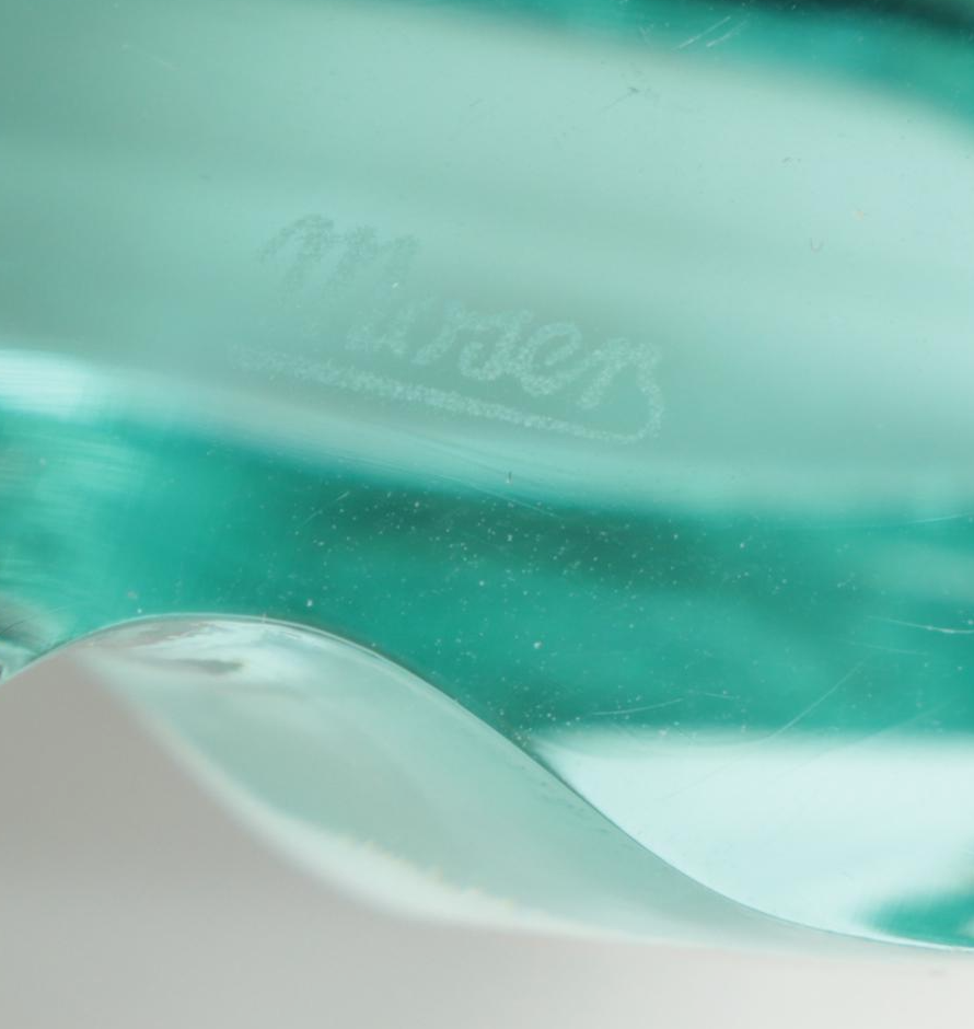 Moser Aquamarine, Beryl, and Alexandrite Crystal Elephant Figurines