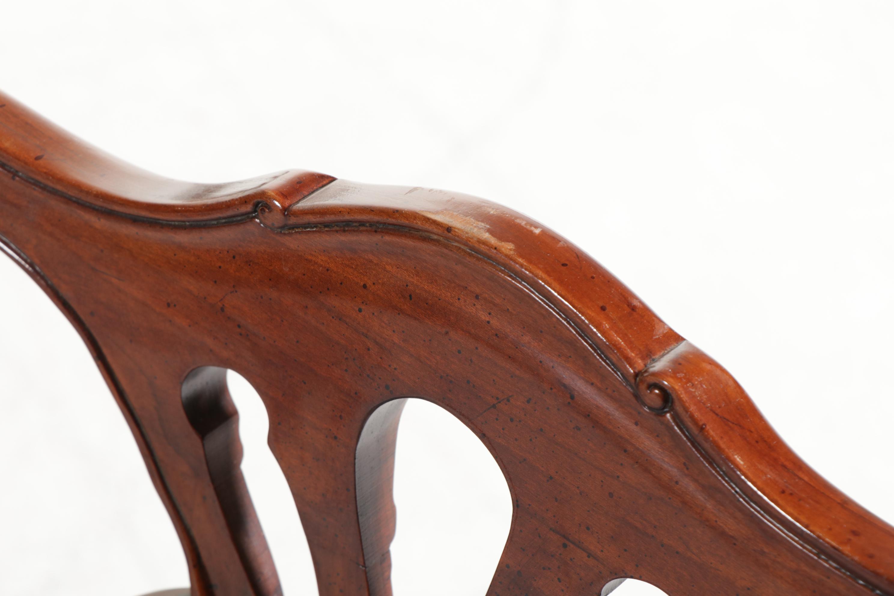 Eleven Henredon "Salem Collection" Chippendale Style Mahogany Dining Chairs