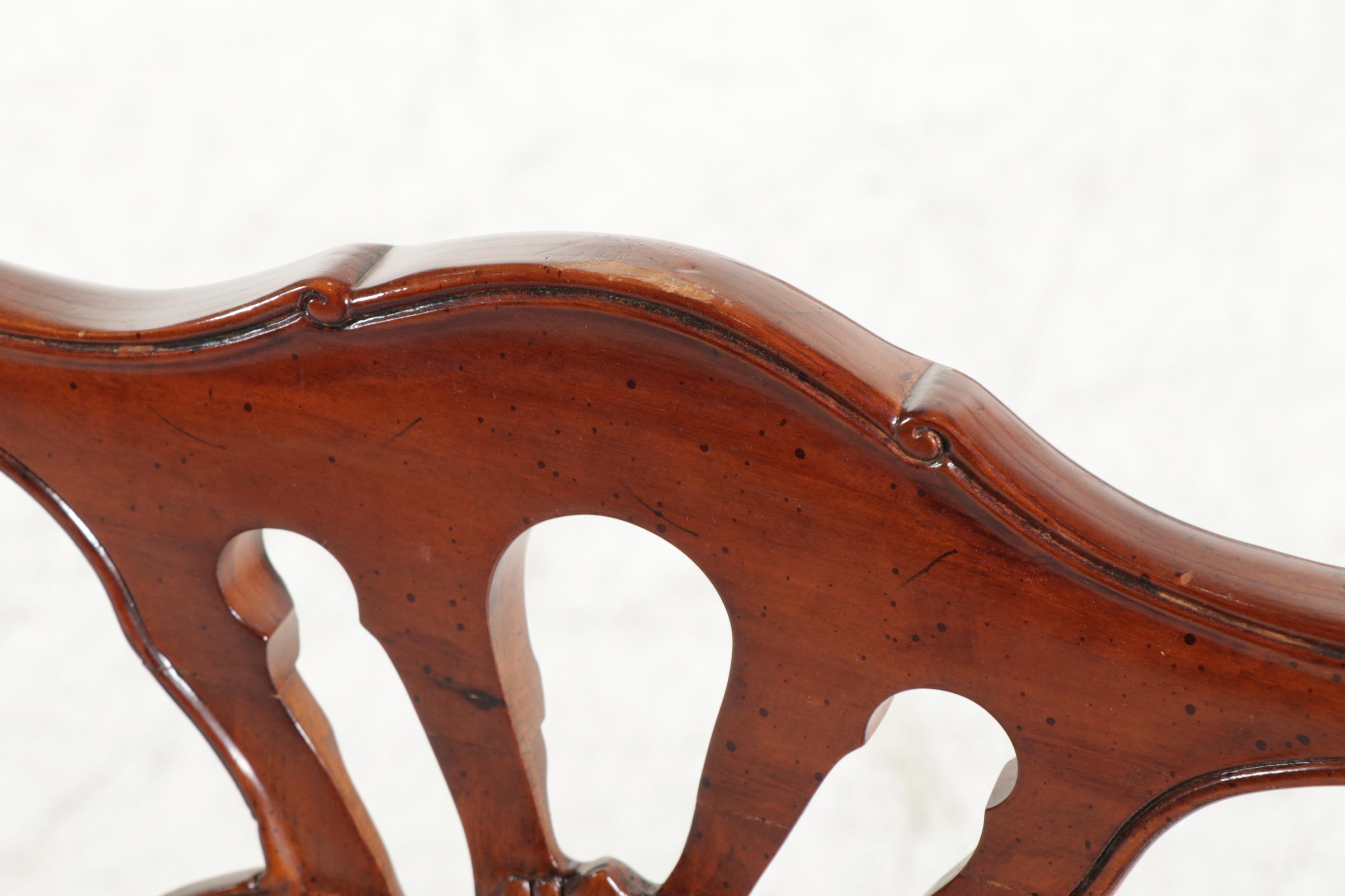 Eleven Henredon "Salem Collection" Chippendale Style Mahogany Dining Chairs