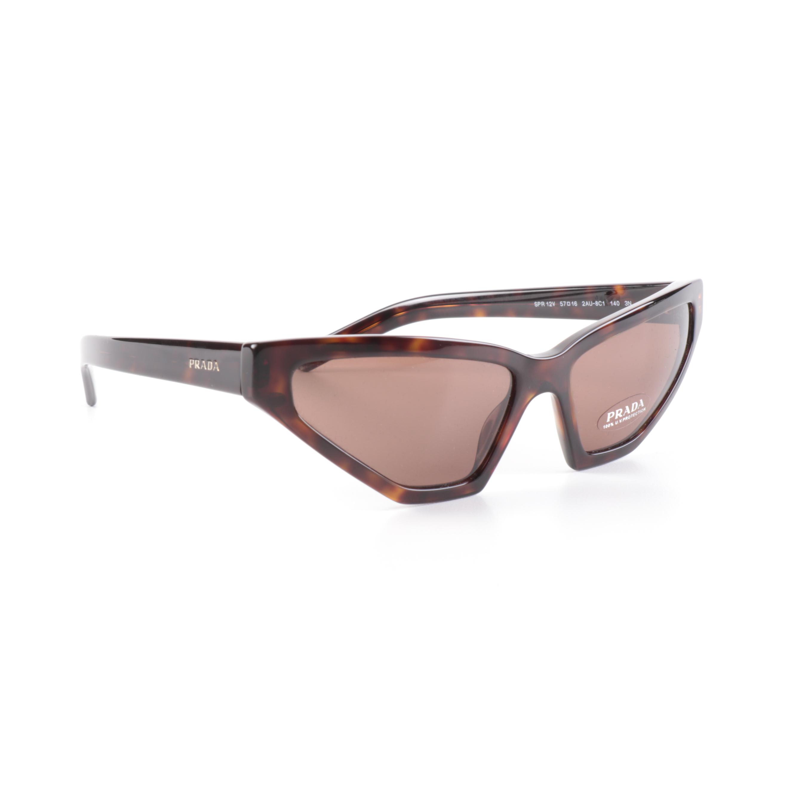 Prada SPR12V Butterfly Sunglasses in Tortoise with Case