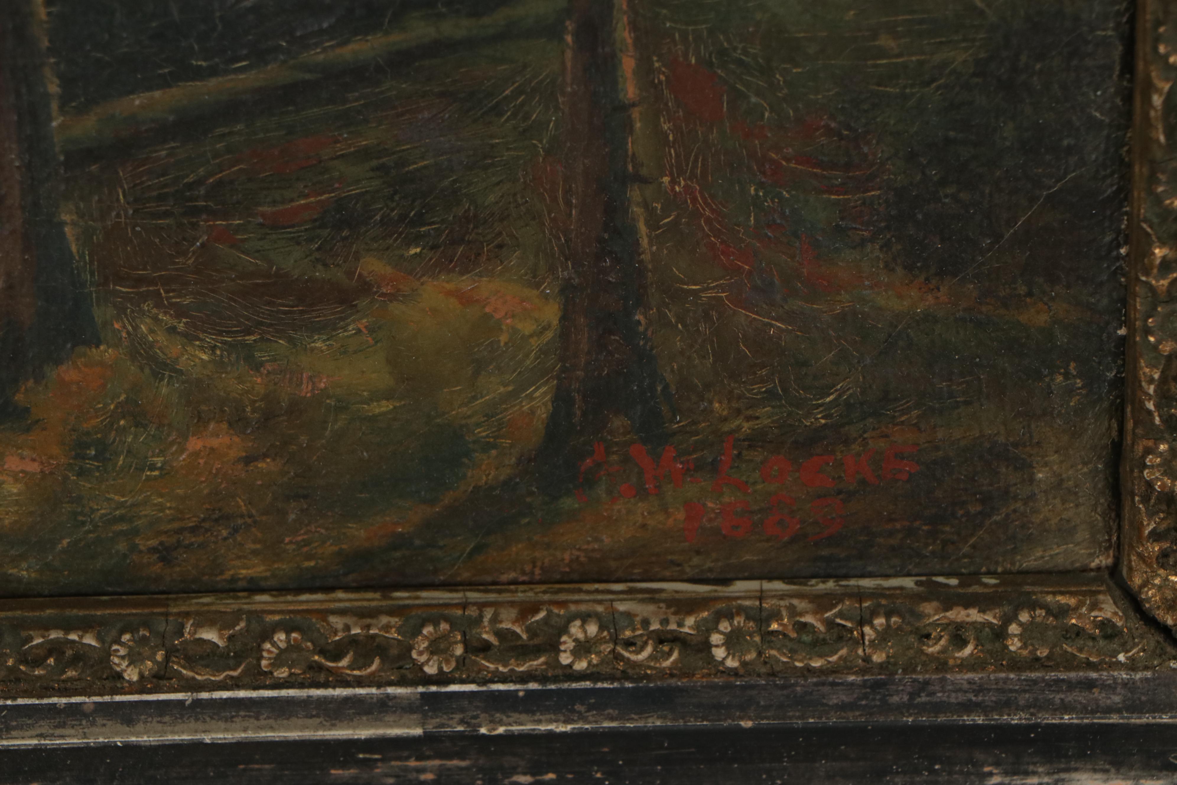 Oil Painting after Alexei Kuz’mich Denisov-Uralsky "Forest Fire"