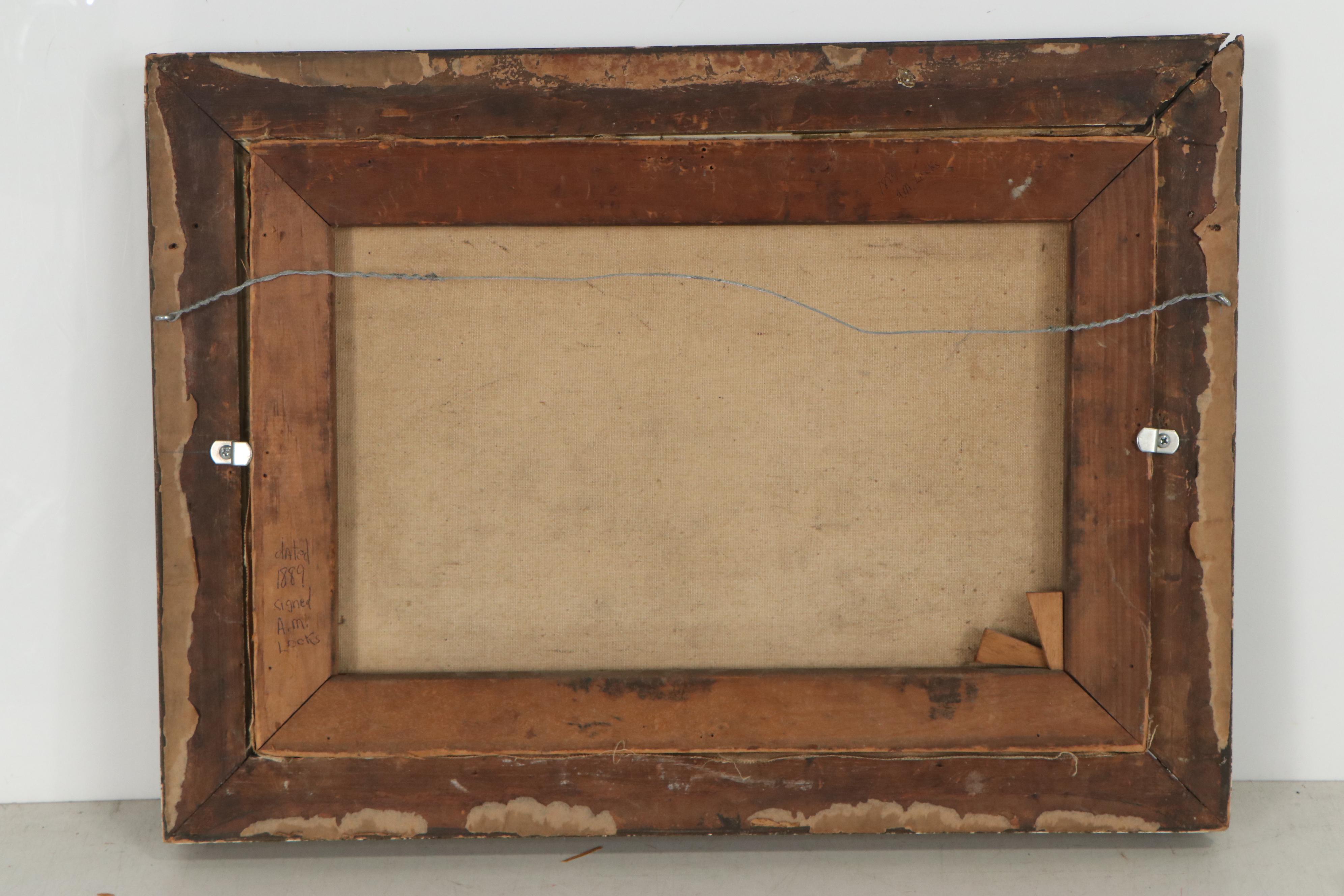 Oil Painting after Alexei Kuz’mich Denisov-Uralsky "Forest Fire"