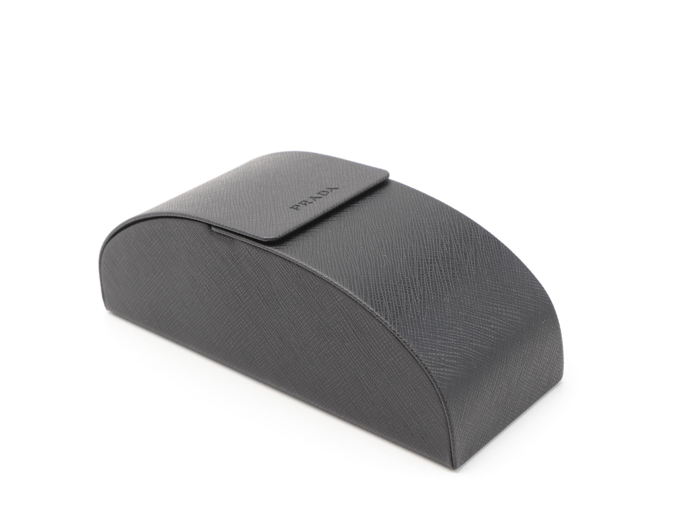 Prada SPR03V Black Geometric Sunglasses with Case