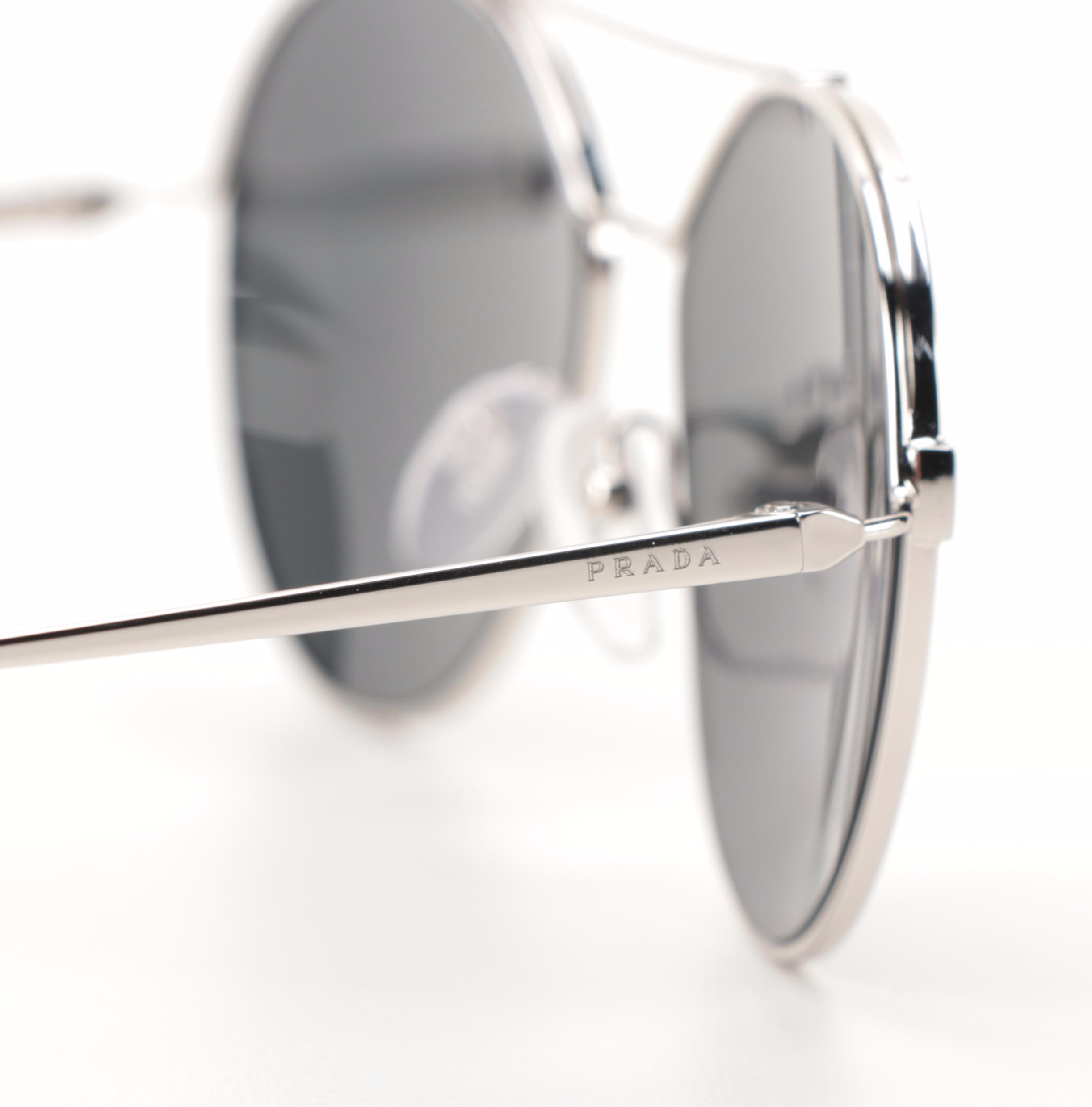 Prada SPR56U Aviator Sunglasses with Case and Box