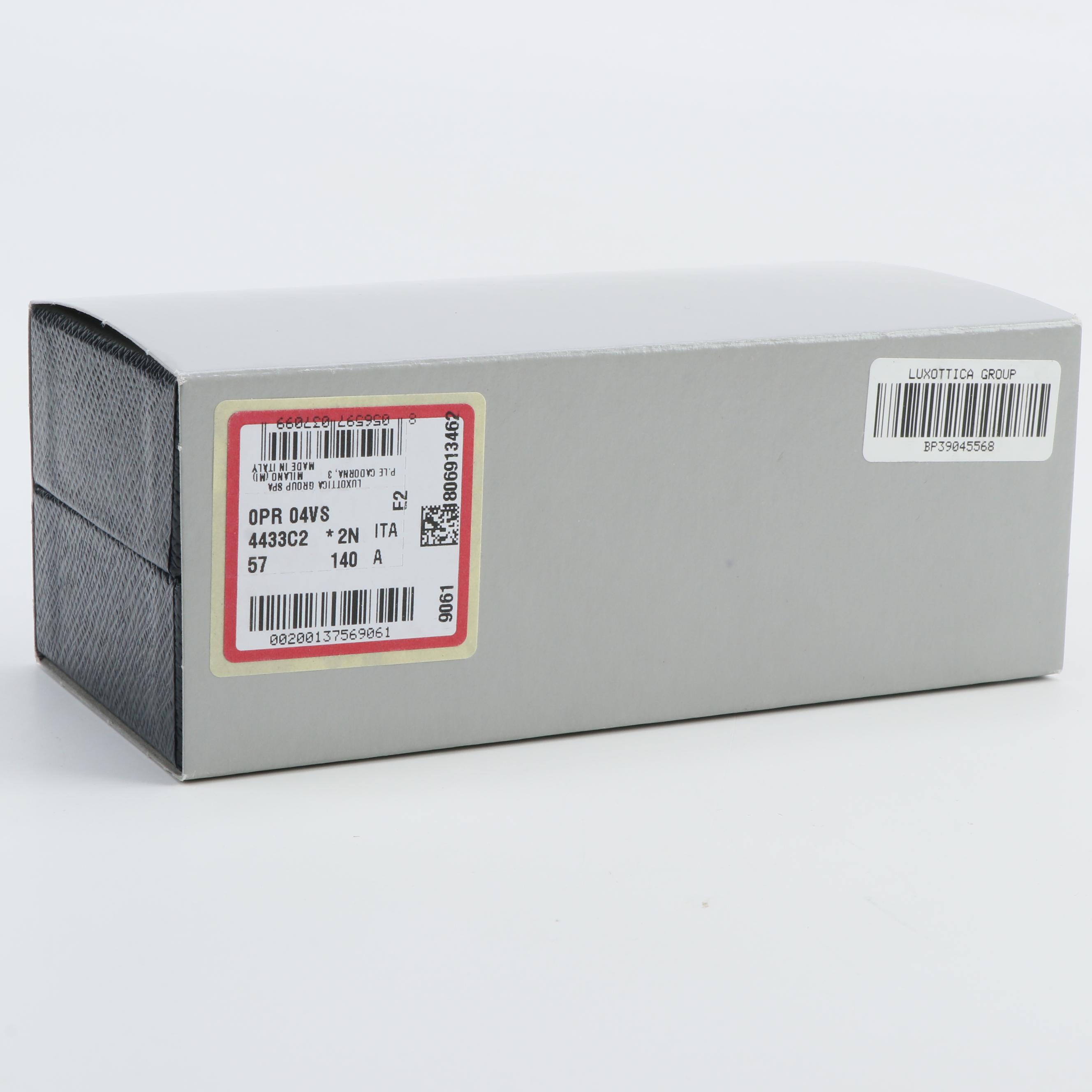 Prada SPR 04V Speckled Acetate Rectangular Sunglasses with Case