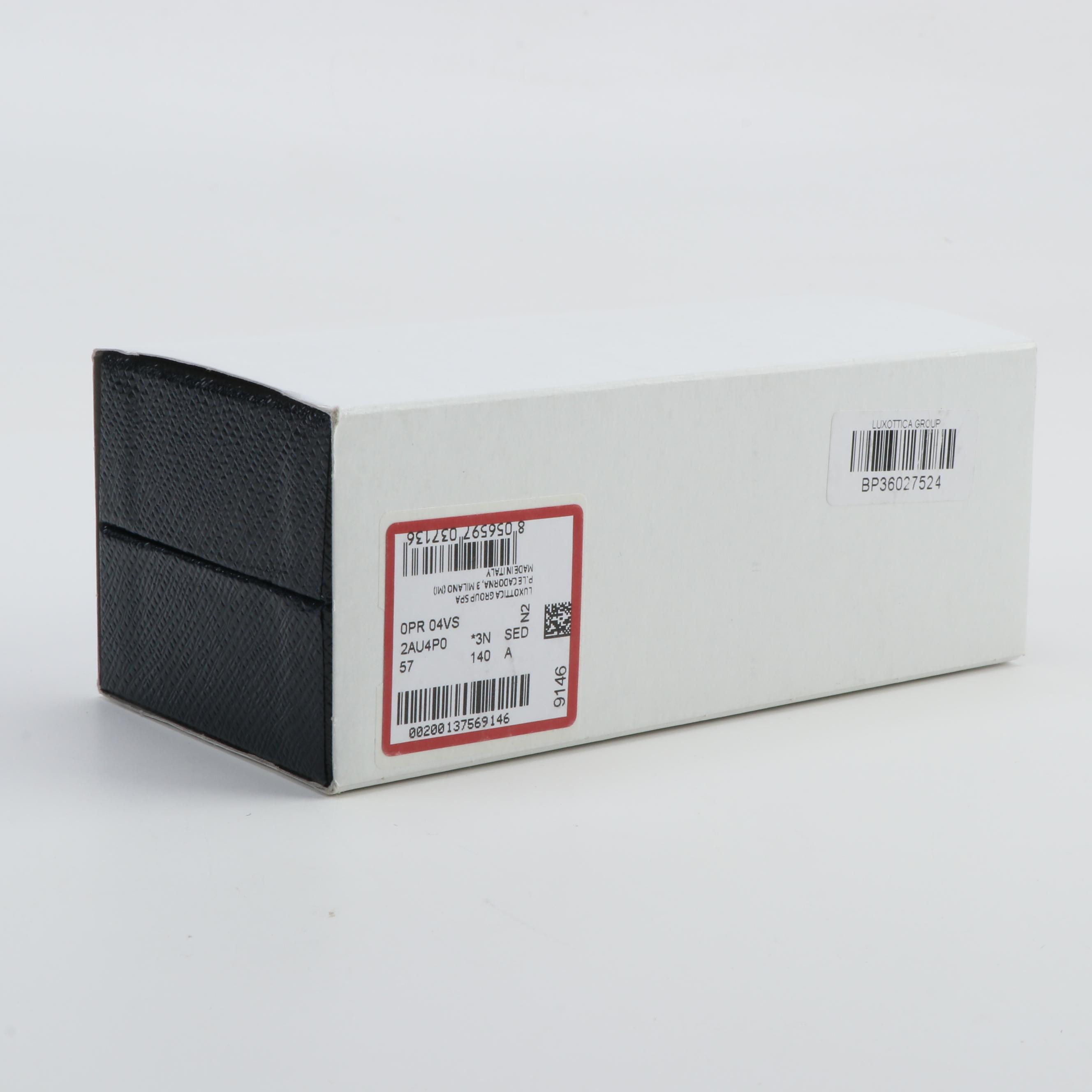 Prada SPR 04V Havana Tortoise Rectangular Sunglass with Case