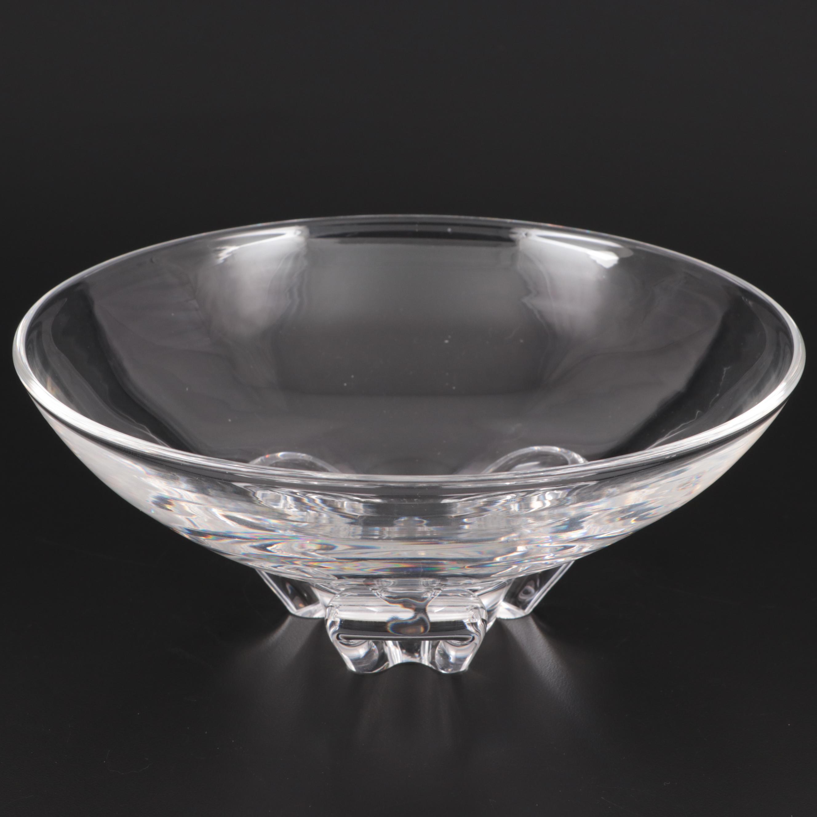 Steuben Art Glass "Floret" Bowl Designed by Donald Pollard