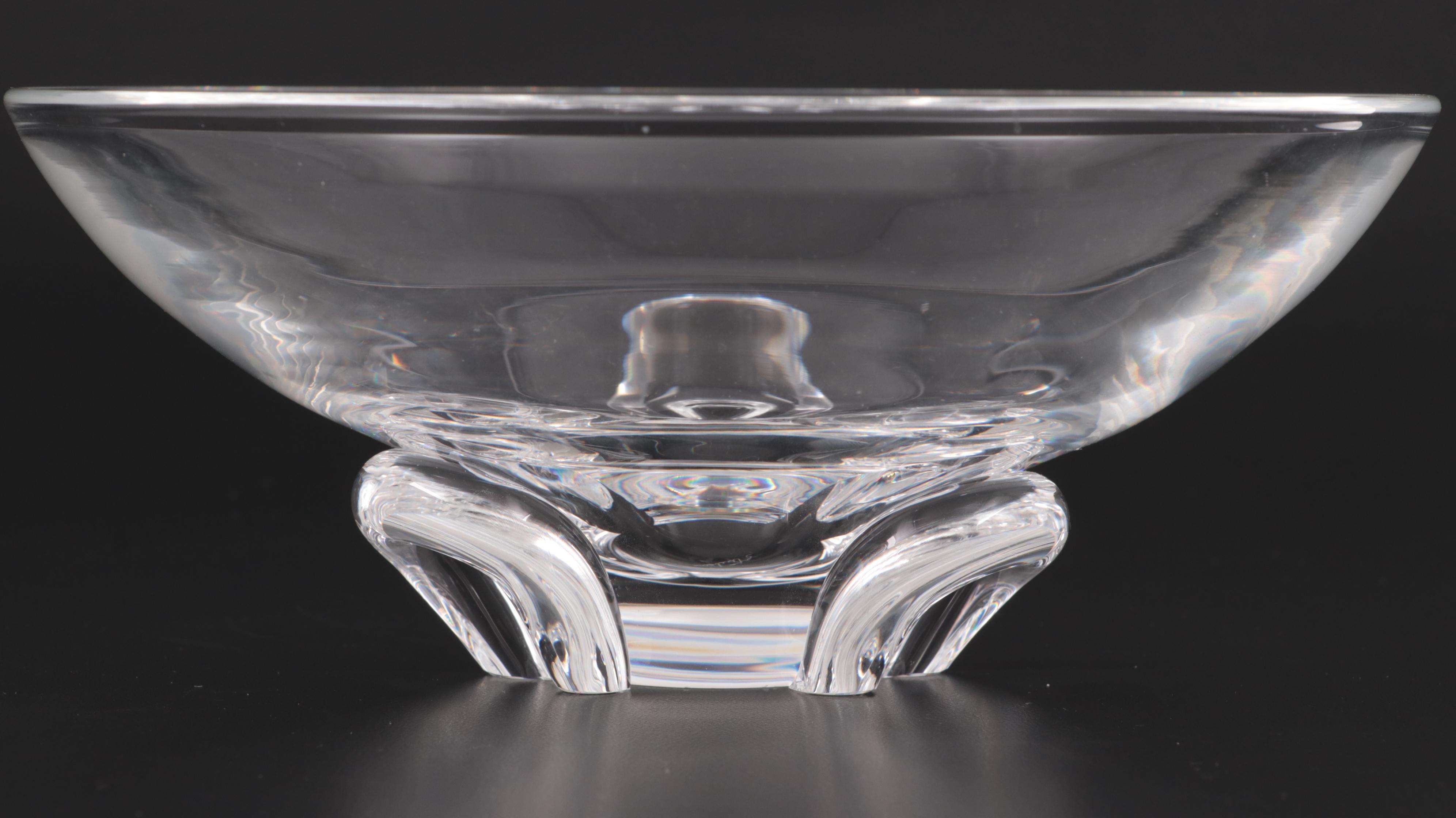 Steuben Art Glass "Floret" Bowl Designed by Donald Pollard
