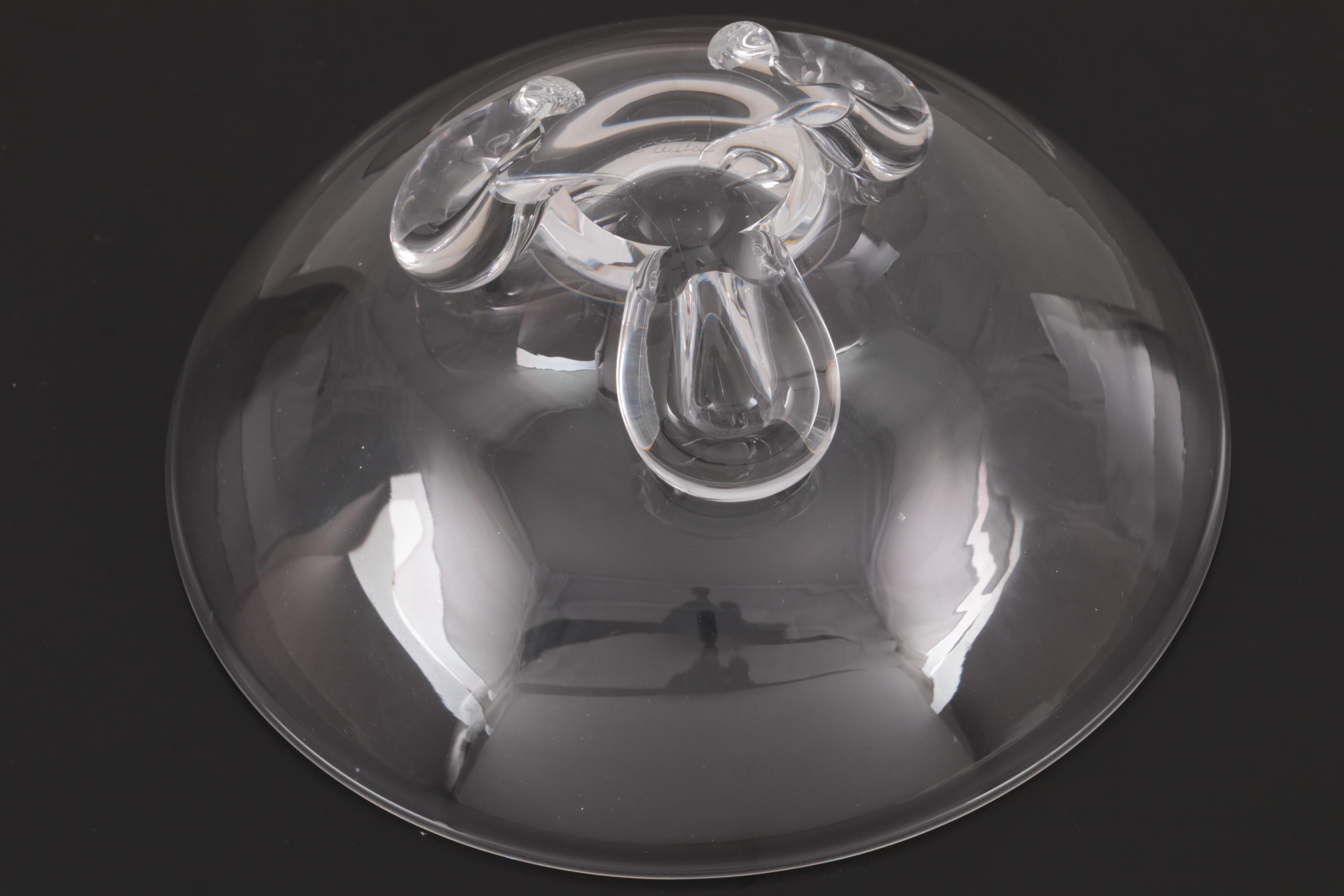 Steuben Art Glass "Floret" Bowl Designed by Donald Pollard