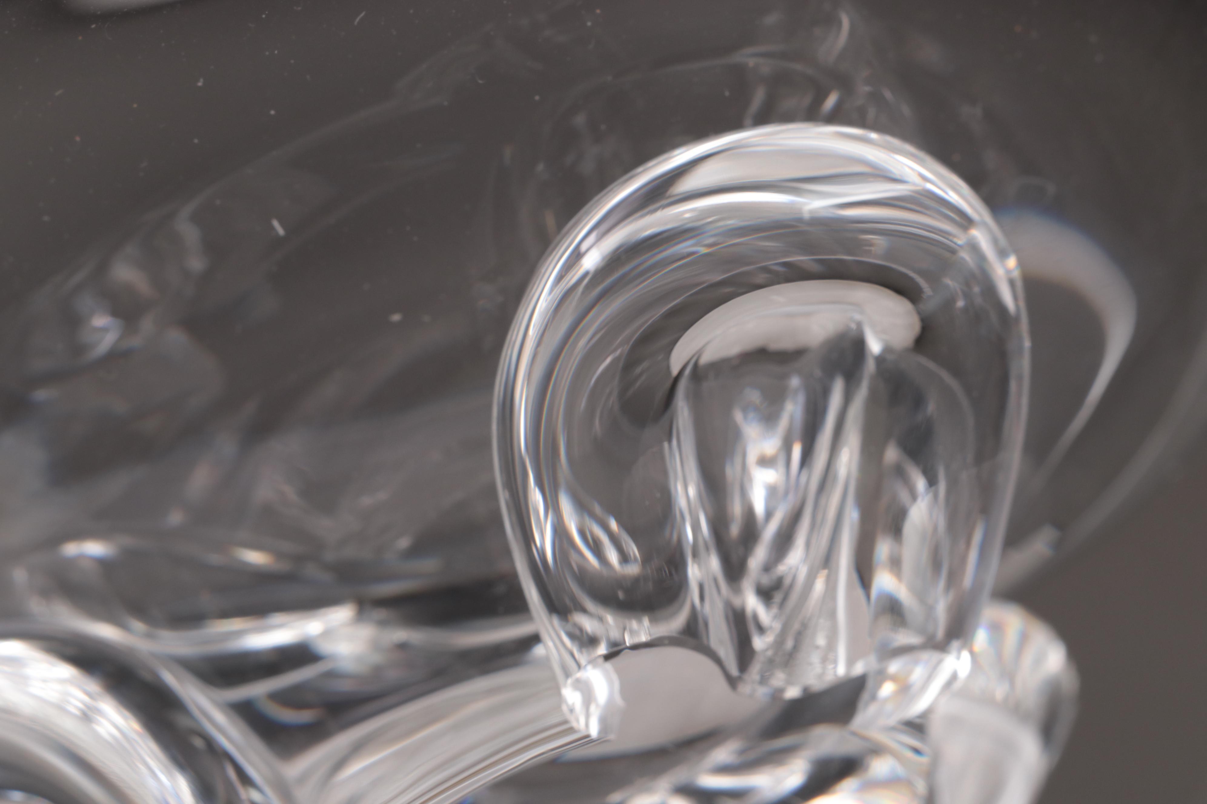 Steuben Art Glass "Floret" Bowl Designed by Donald Pollard