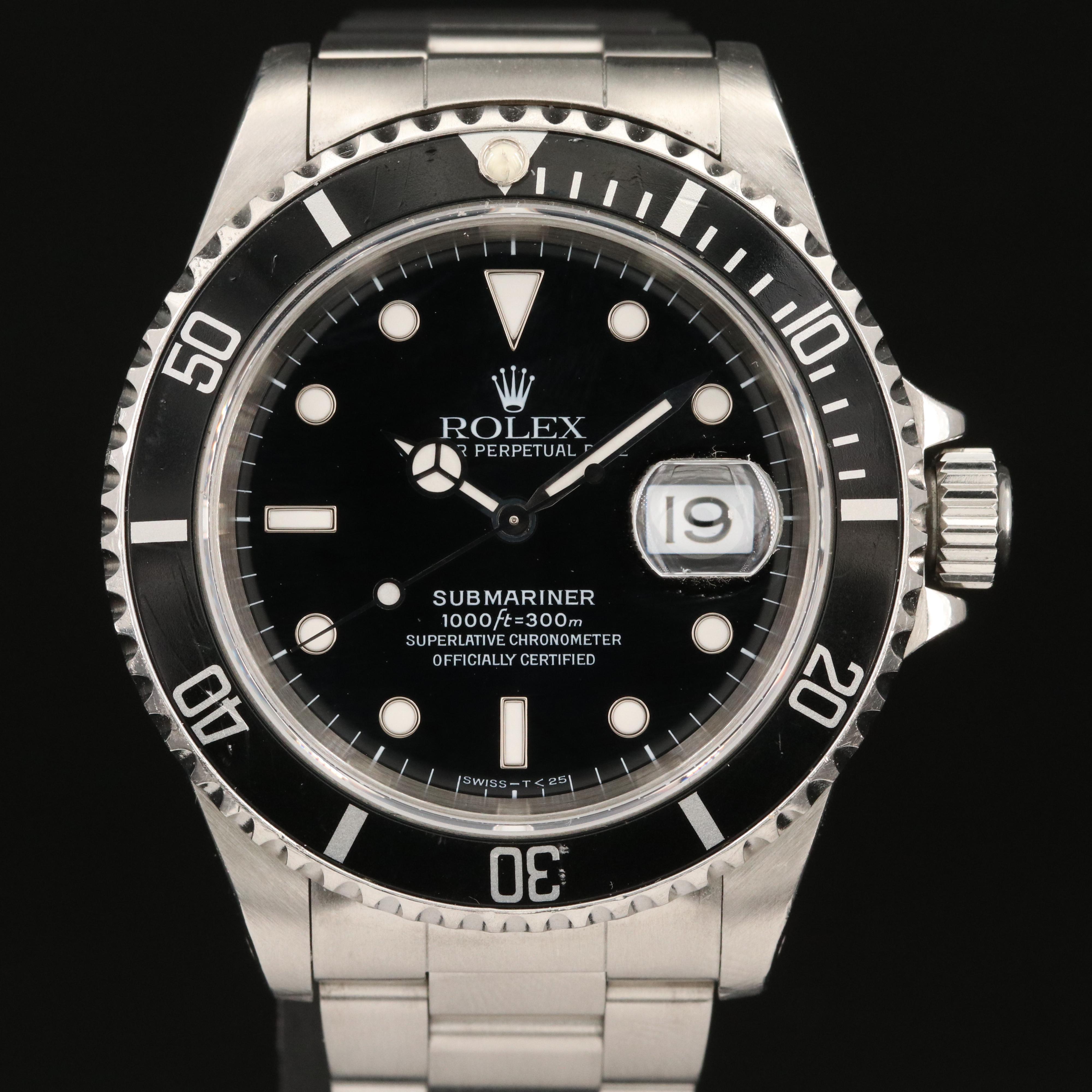 1995 Rolex "Submariner Black" Watch