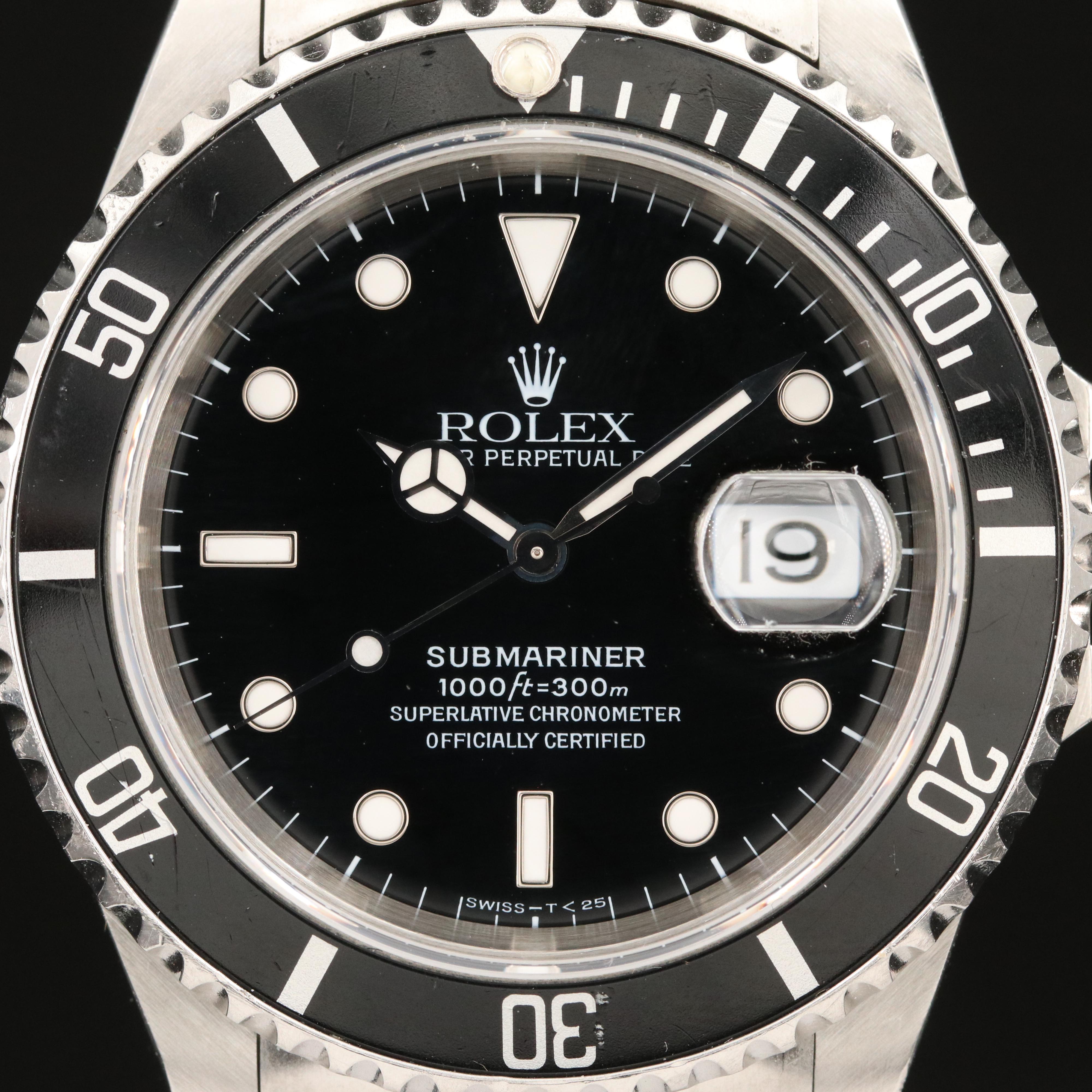1995 Rolex "Submariner Black" Watch