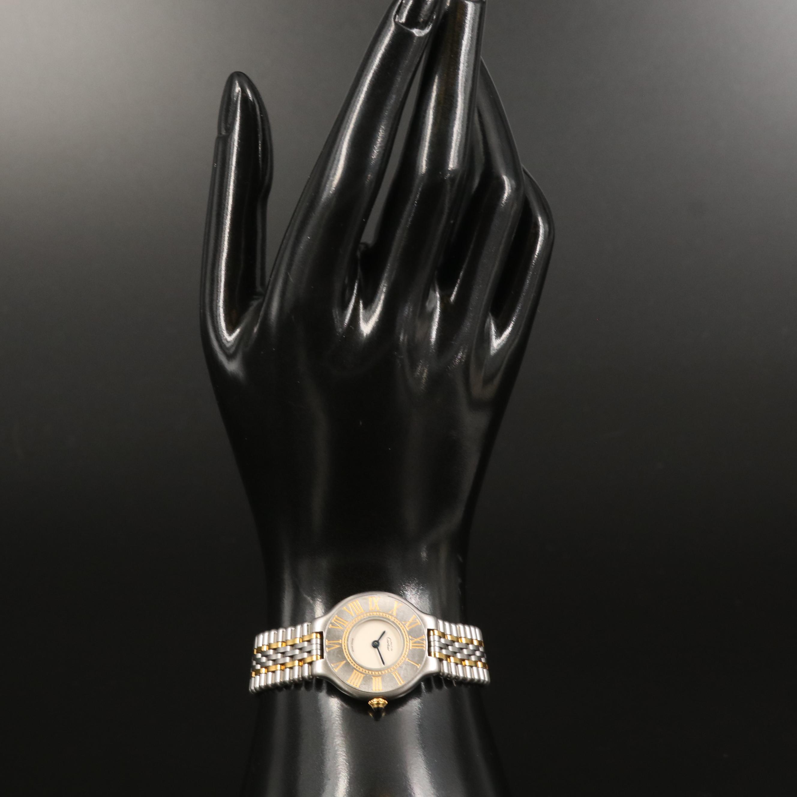 Cartier Must de Cartier "21" Stainless Steel and 18K Gold Quartz Watch