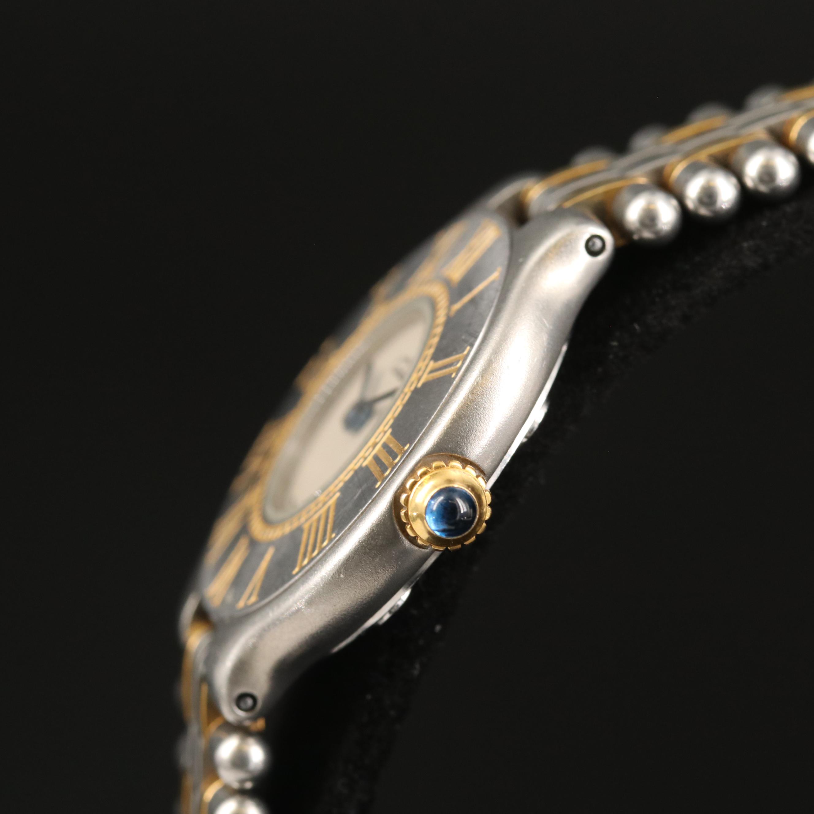 Cartier Must de Cartier "21" Stainless Steel and 18K Gold Quartz Watch