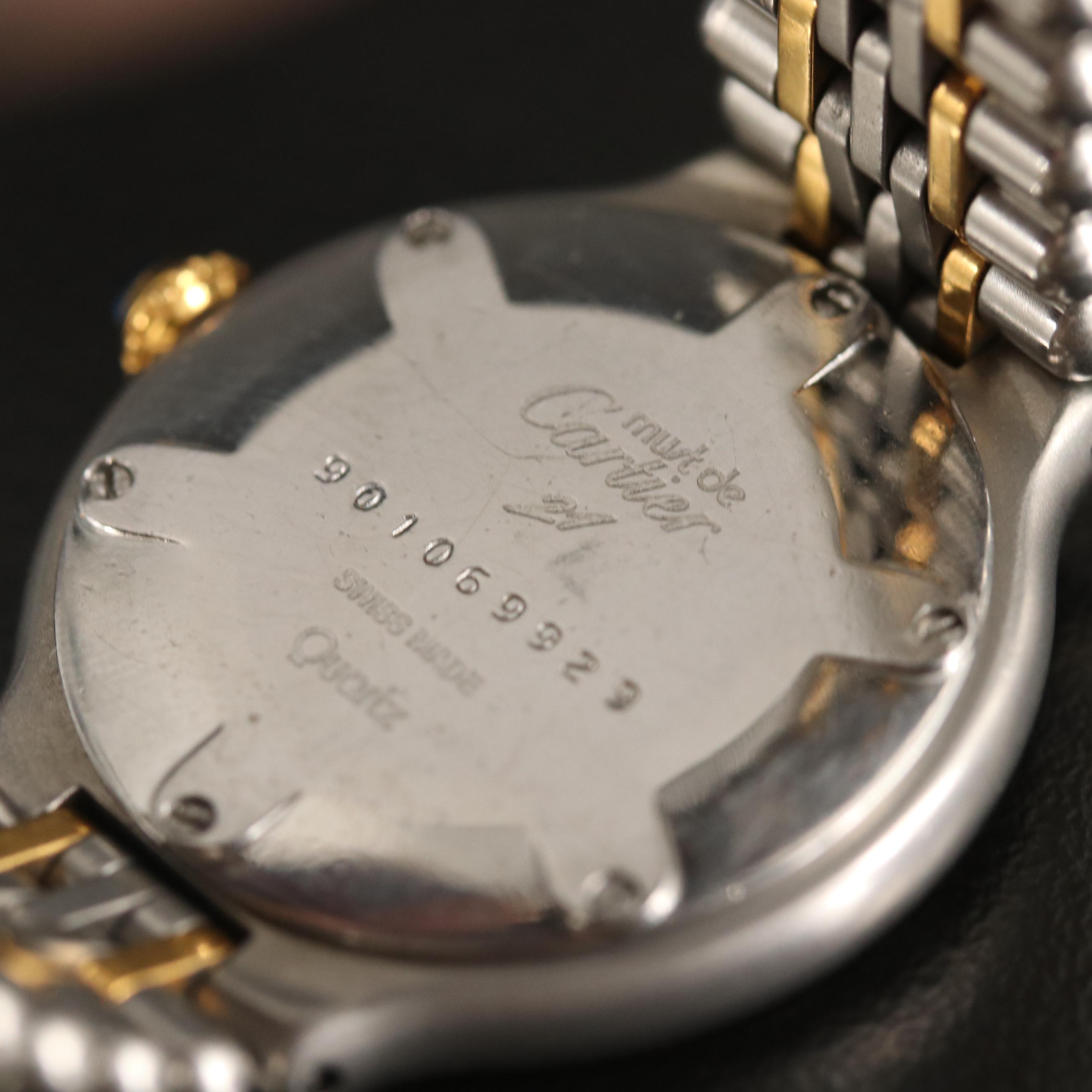 Cartier Must de Cartier "21" Stainless Steel and 18K Gold Quartz Watch