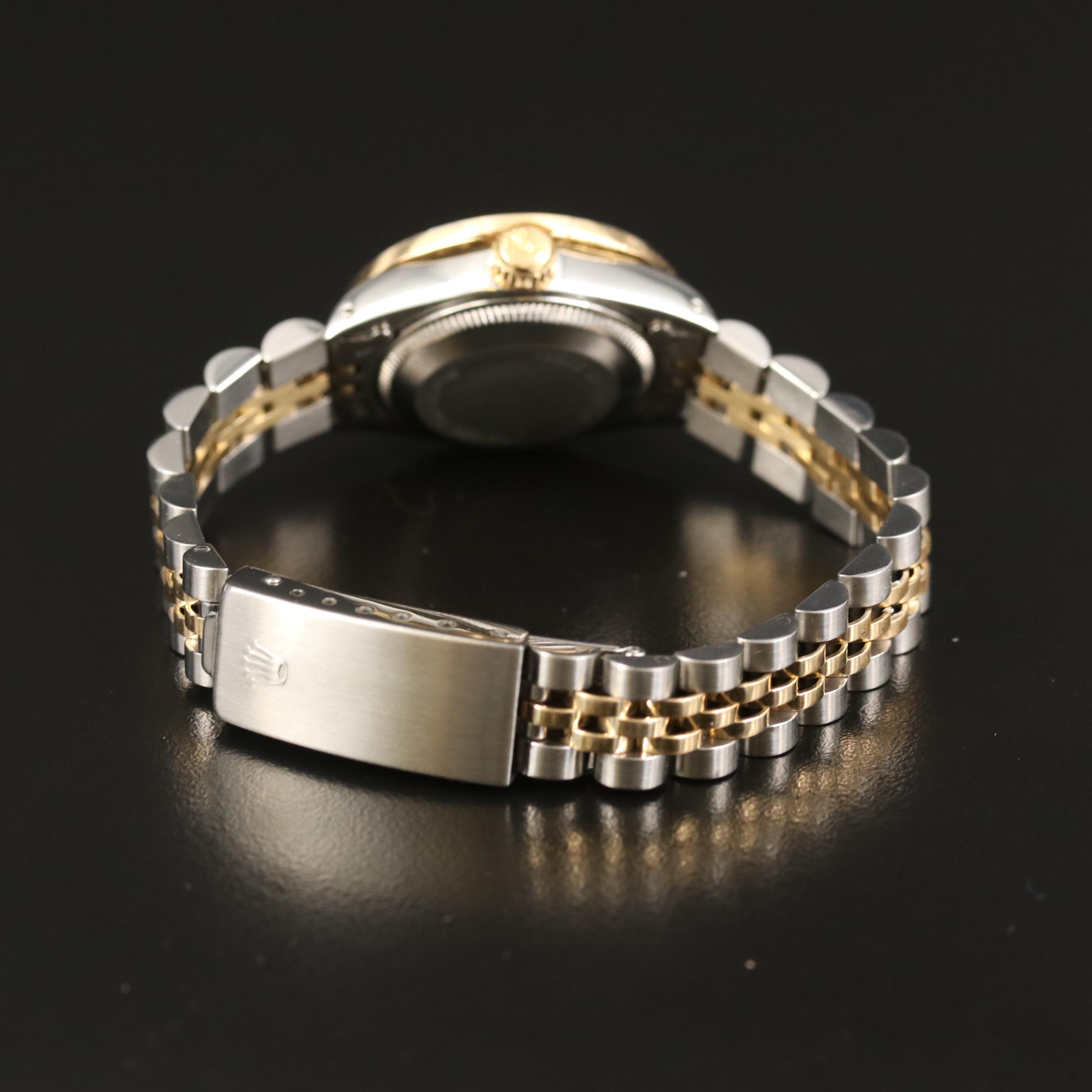 1978  Rolex Datejust 14K Gold and Stainless Steel 1.50 CTW Diamond  Watch