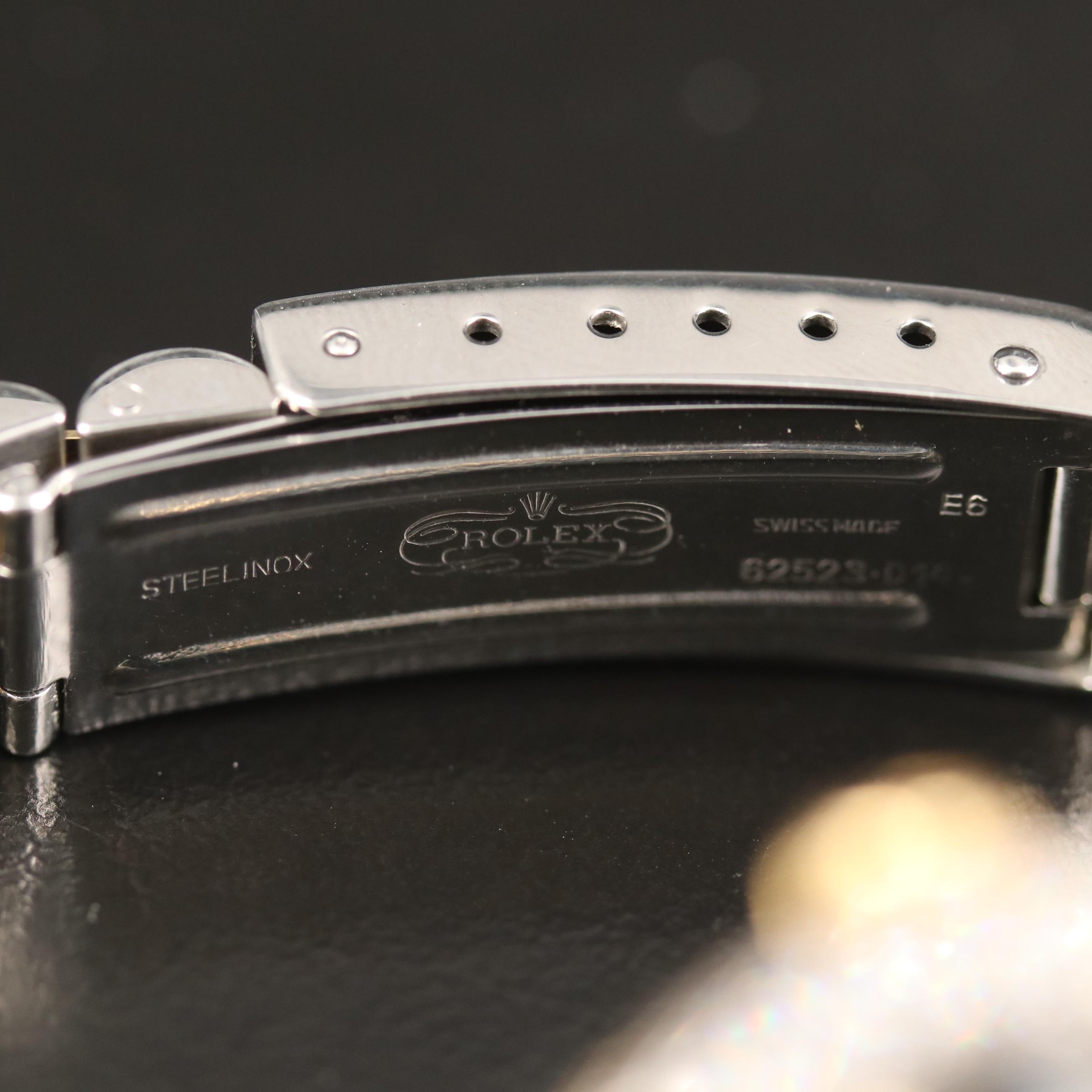 1978  Rolex Datejust 14K Gold and Stainless Steel 1.50 CTW Diamond  Watch