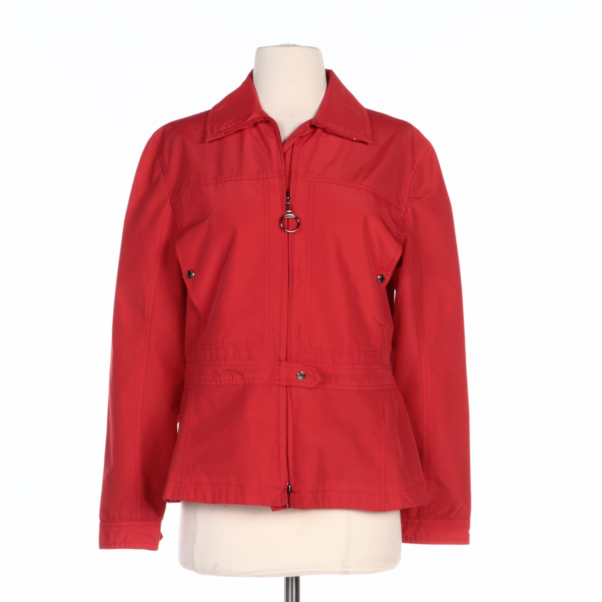 Prada Sport Red Gore-Tex Zip Jacket