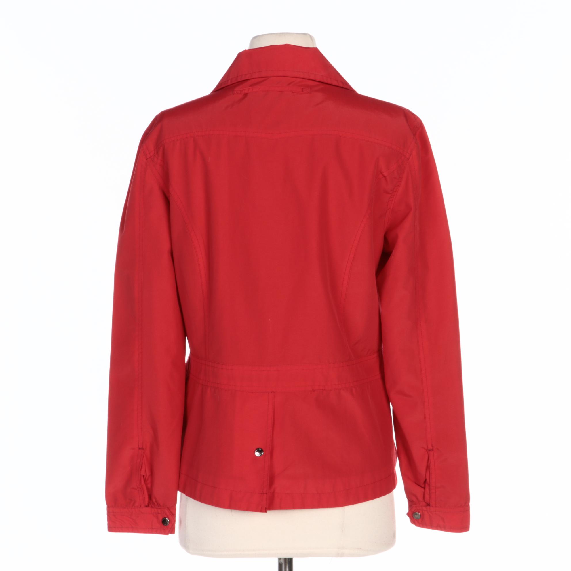 Prada Sport Red Gore-Tex Zip Jacket