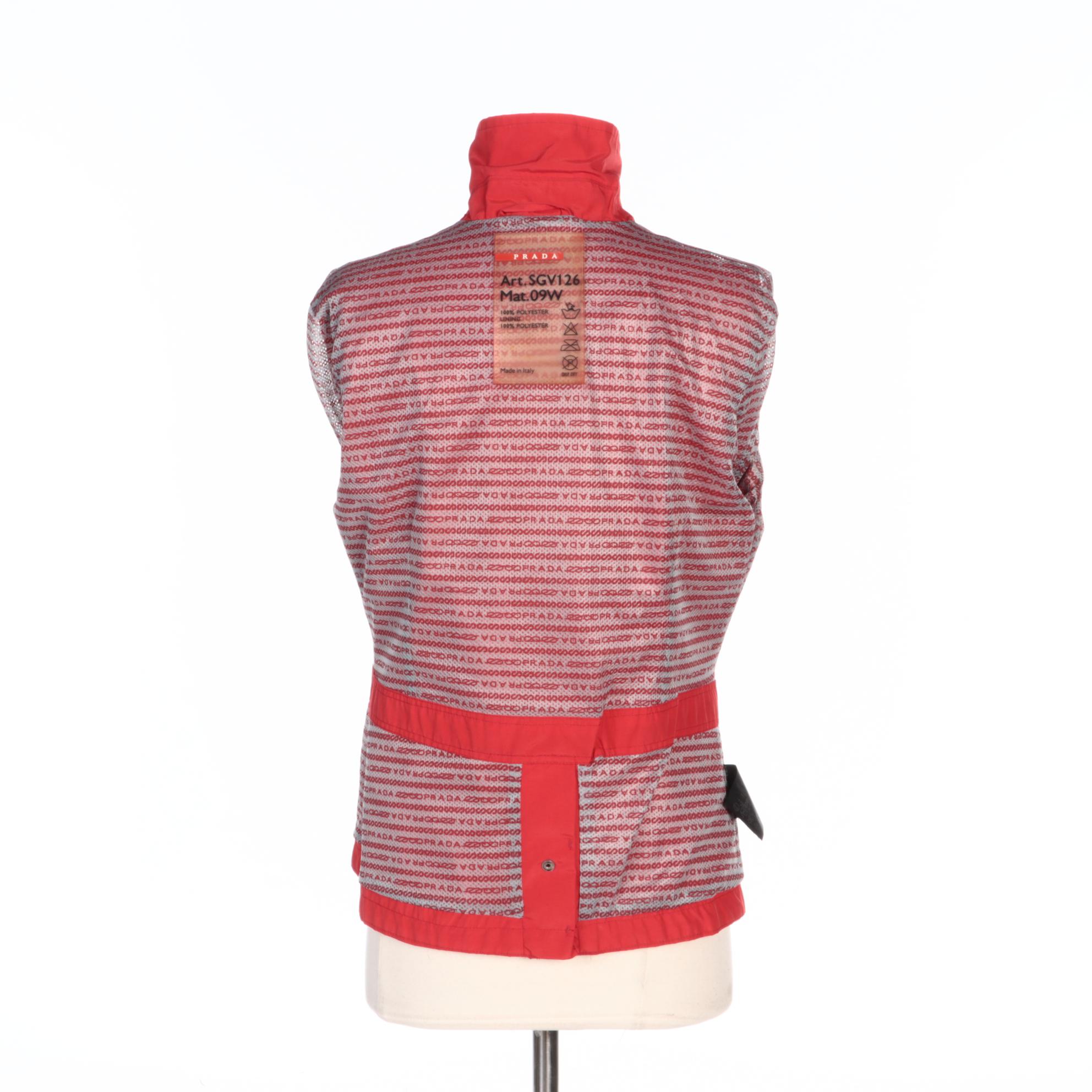 Prada Sport Red Gore-Tex Zip Jacket