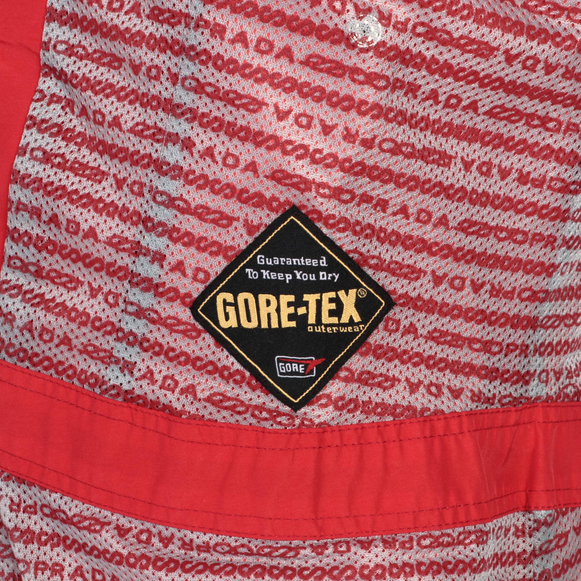 Prada Sport Red Gore-Tex Zip Jacket