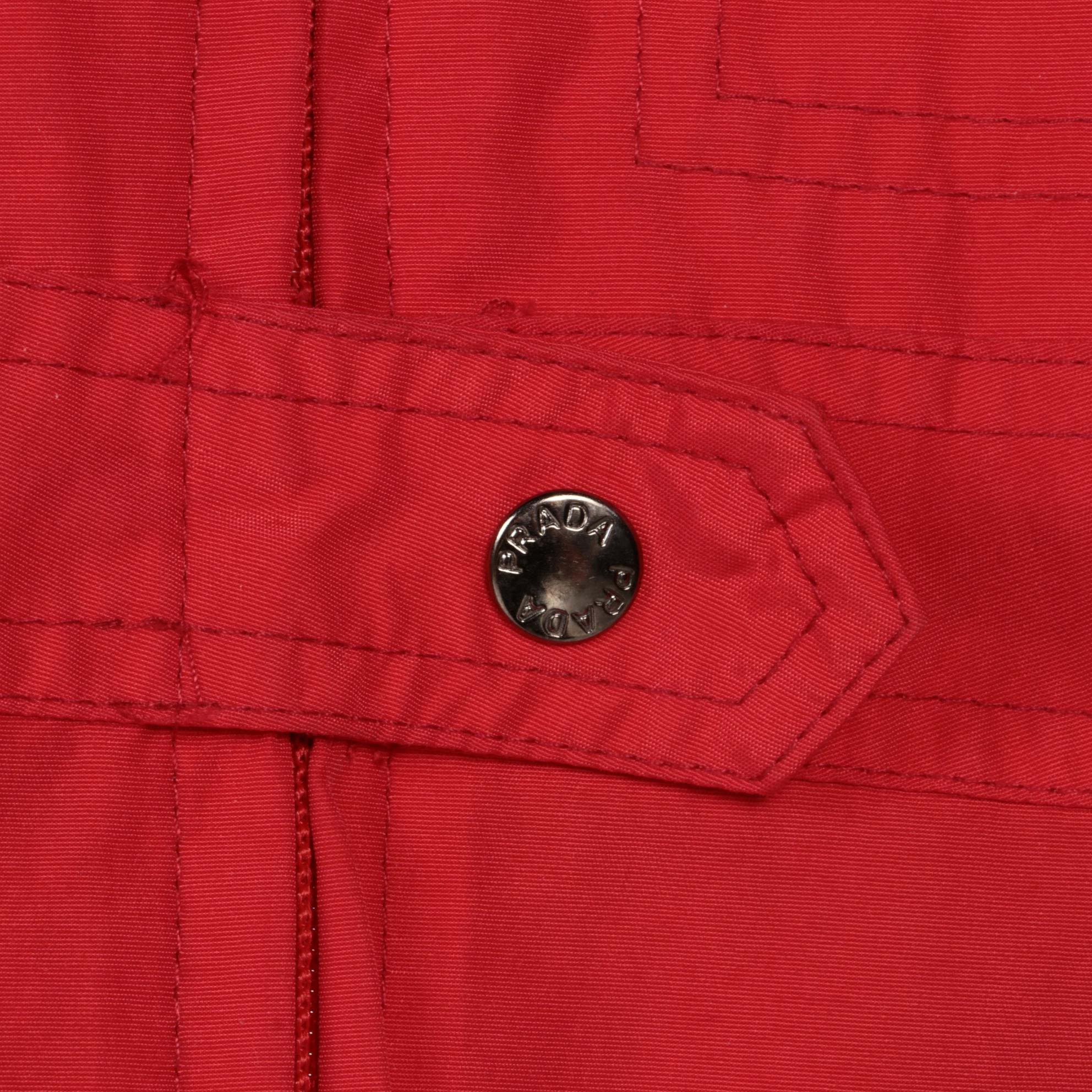 Prada Sport Red Gore-Tex Zip Jacket