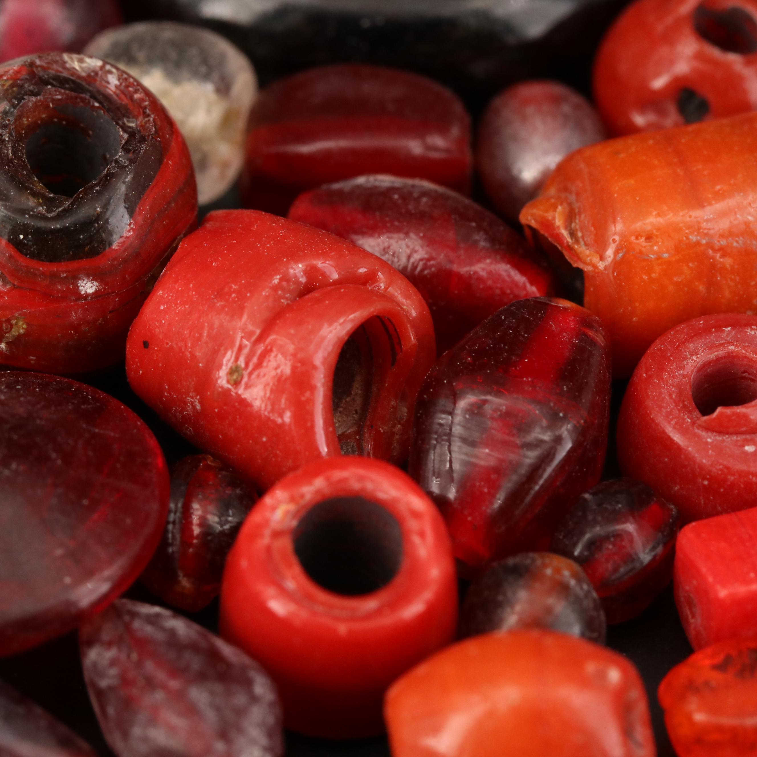 Loose Mixed Cut Glass Beads