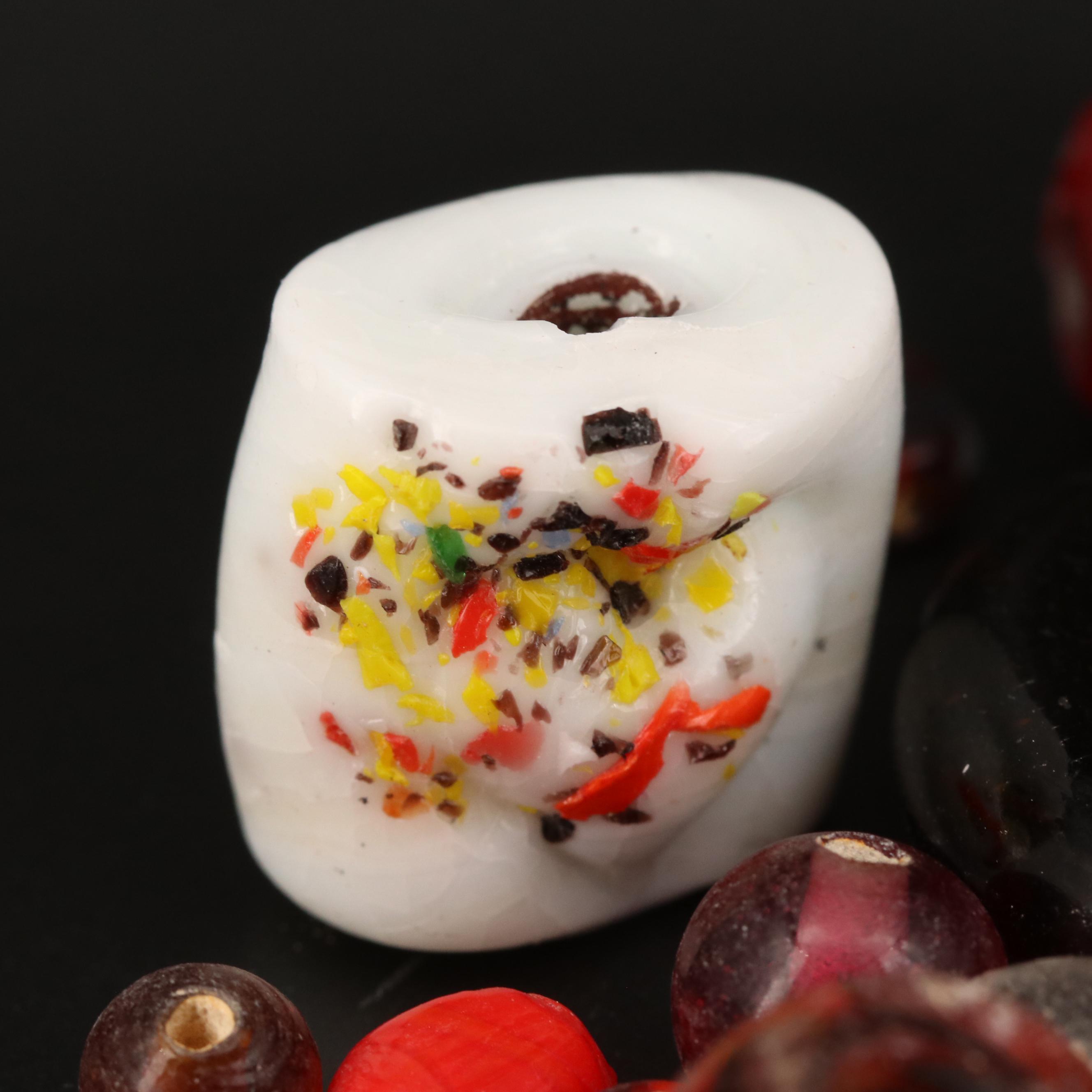 Loose Mixed Cut Glass Beads