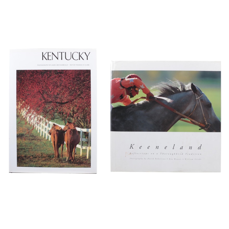 "Keeneland" and "Kentucky" Photography Books