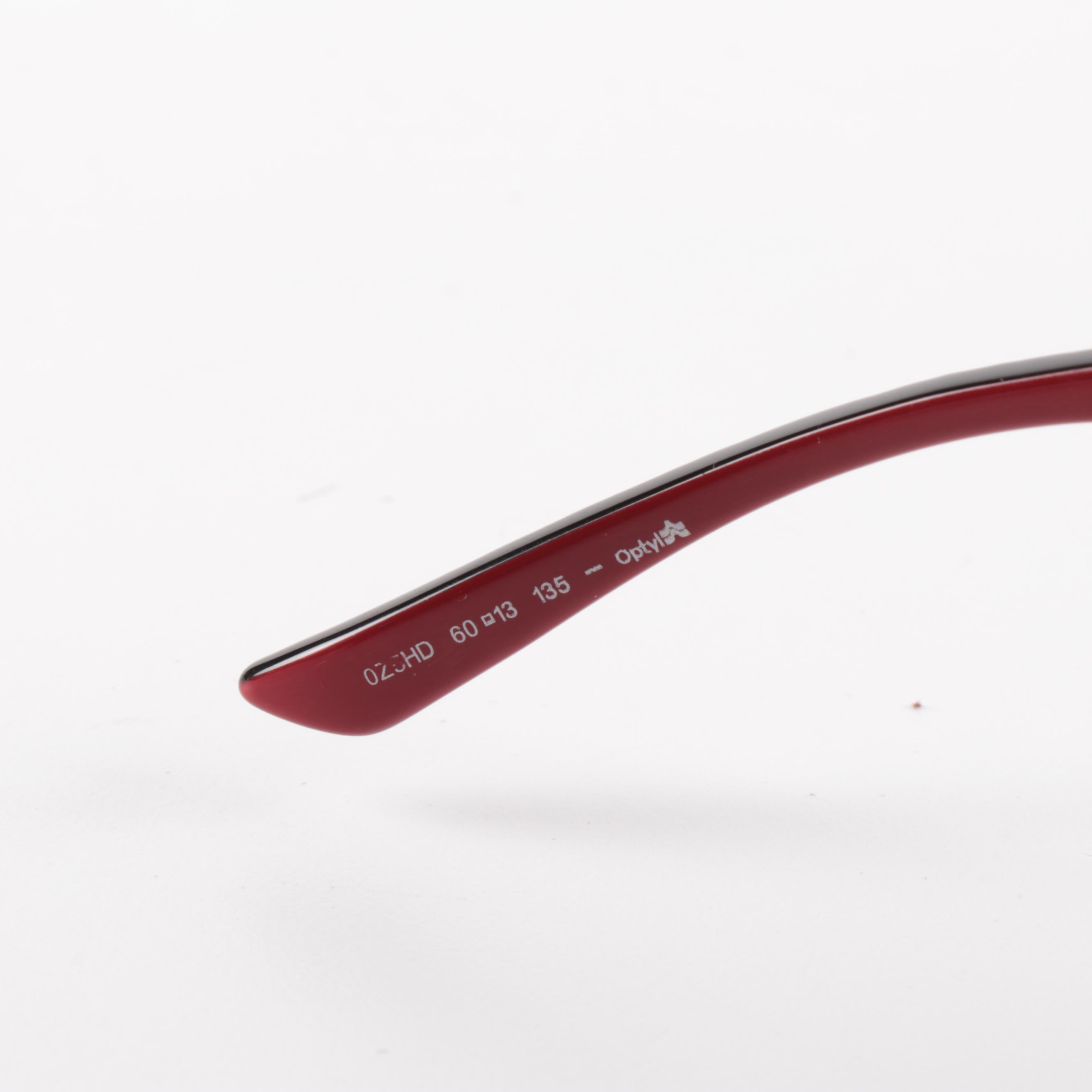 Christian Dior My Lady Dior 5 Black Modified Cat Eye Sunglasses