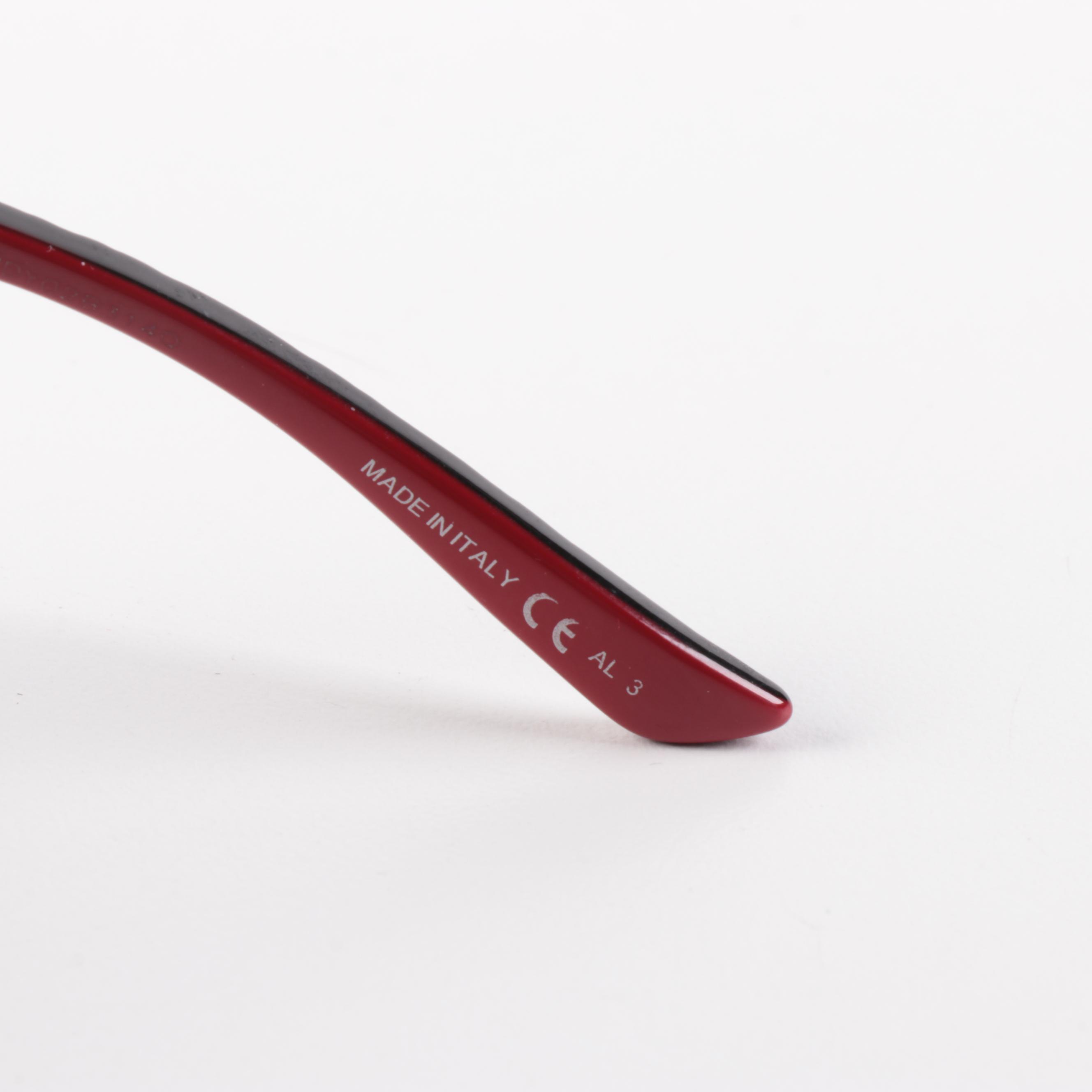 Christian Dior My Lady Dior 5 Black Modified Cat Eye Sunglasses