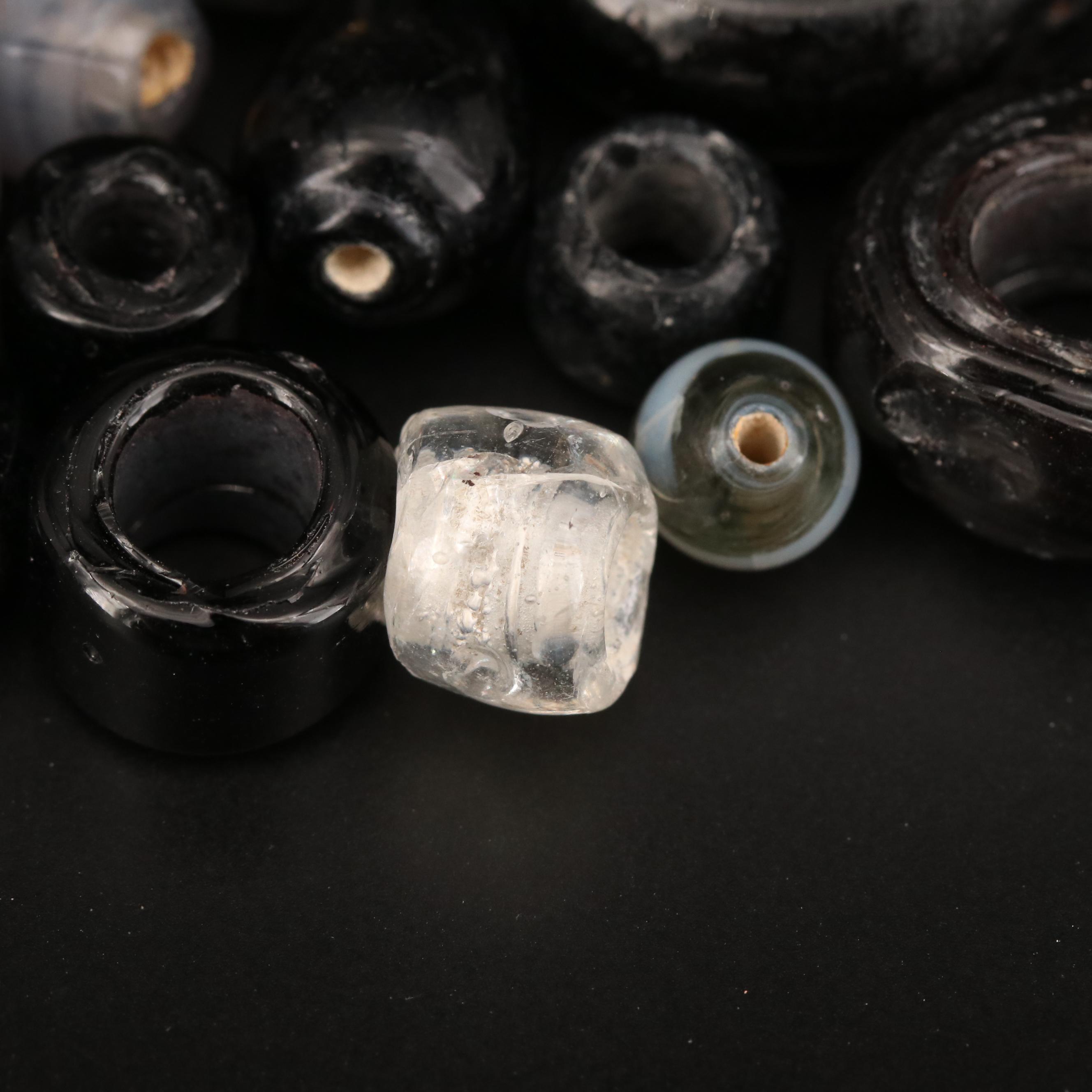 Loose Mixed Cut Glass Beads