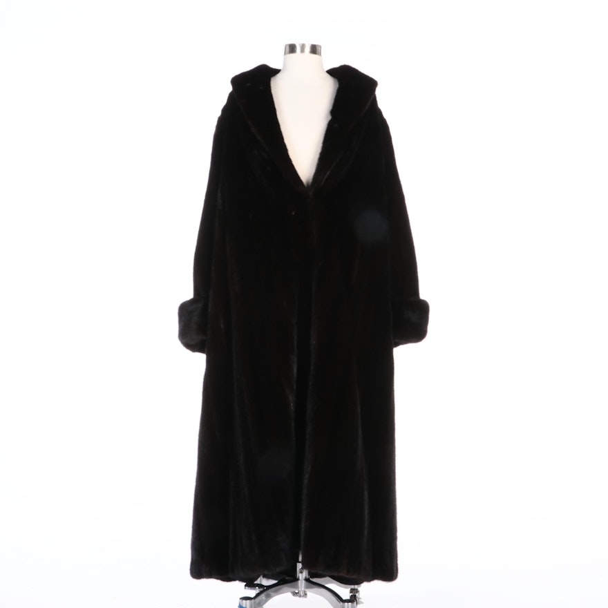 Alfred Sung Mink Fur Full-Length Coat for Evans Furs at Lazarus