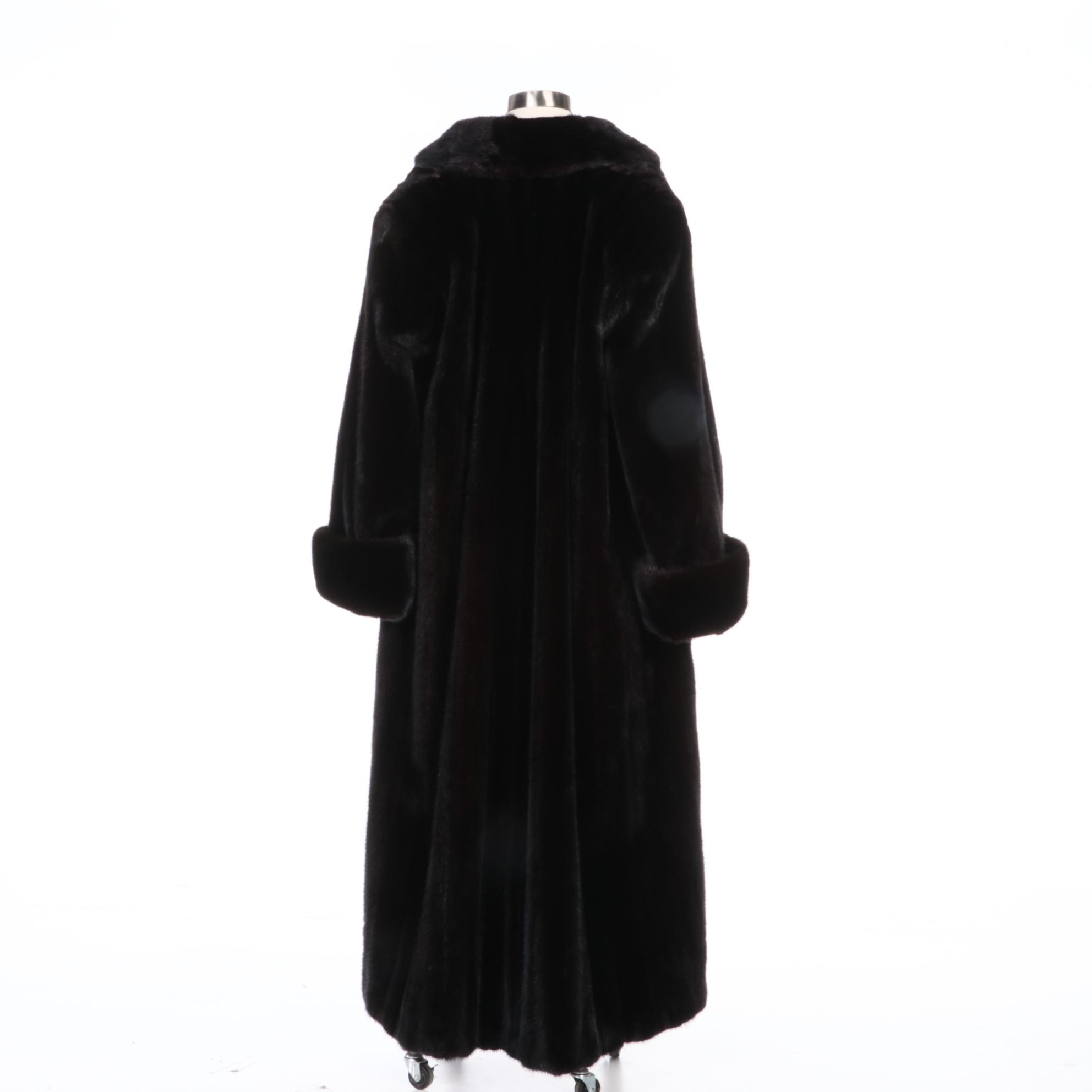 Alfred Sung Mink Fur Full-Length Coat for Evans Furs at Lazarus