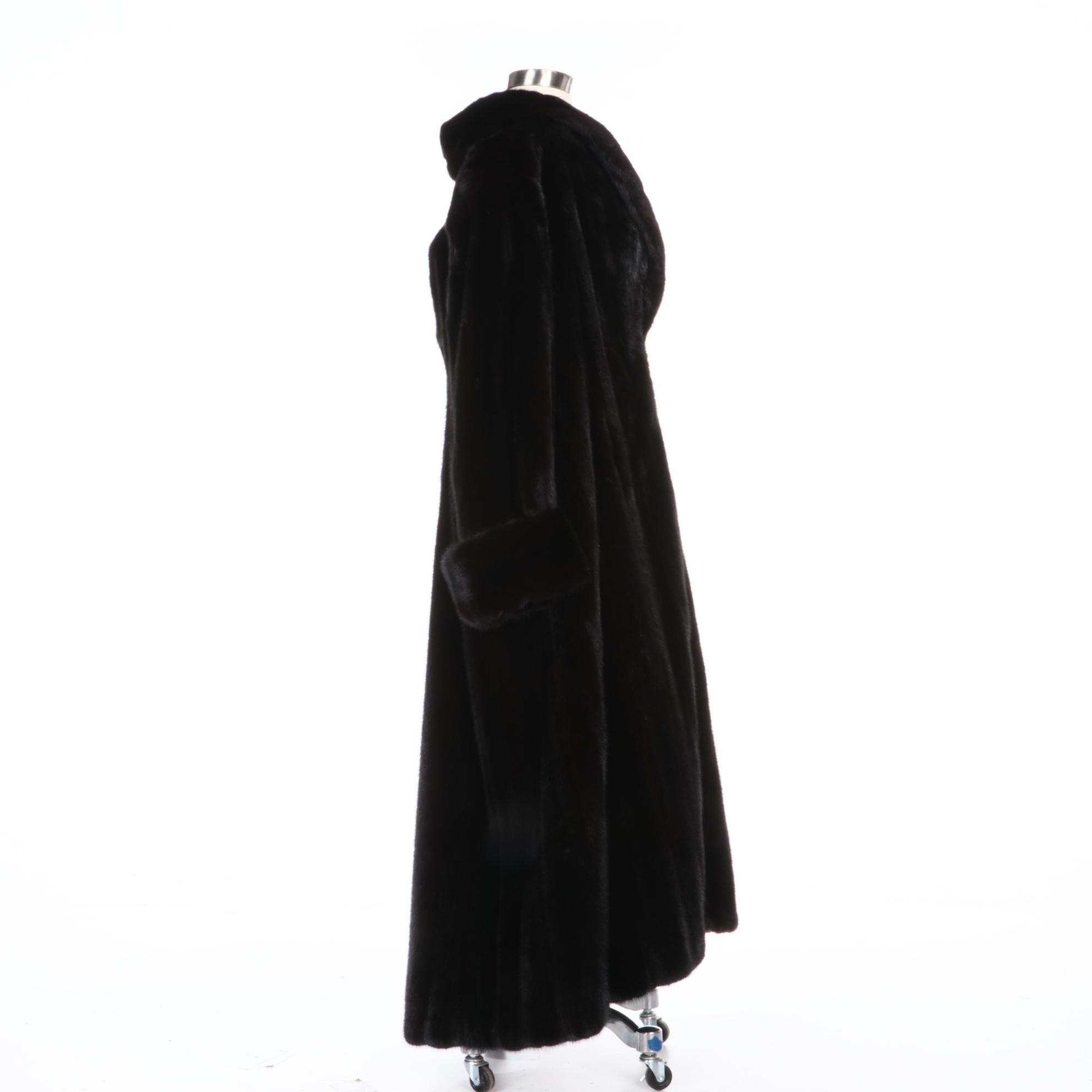 Alfred Sung Mink Fur Full-Length Coat for Evans Furs at Lazarus