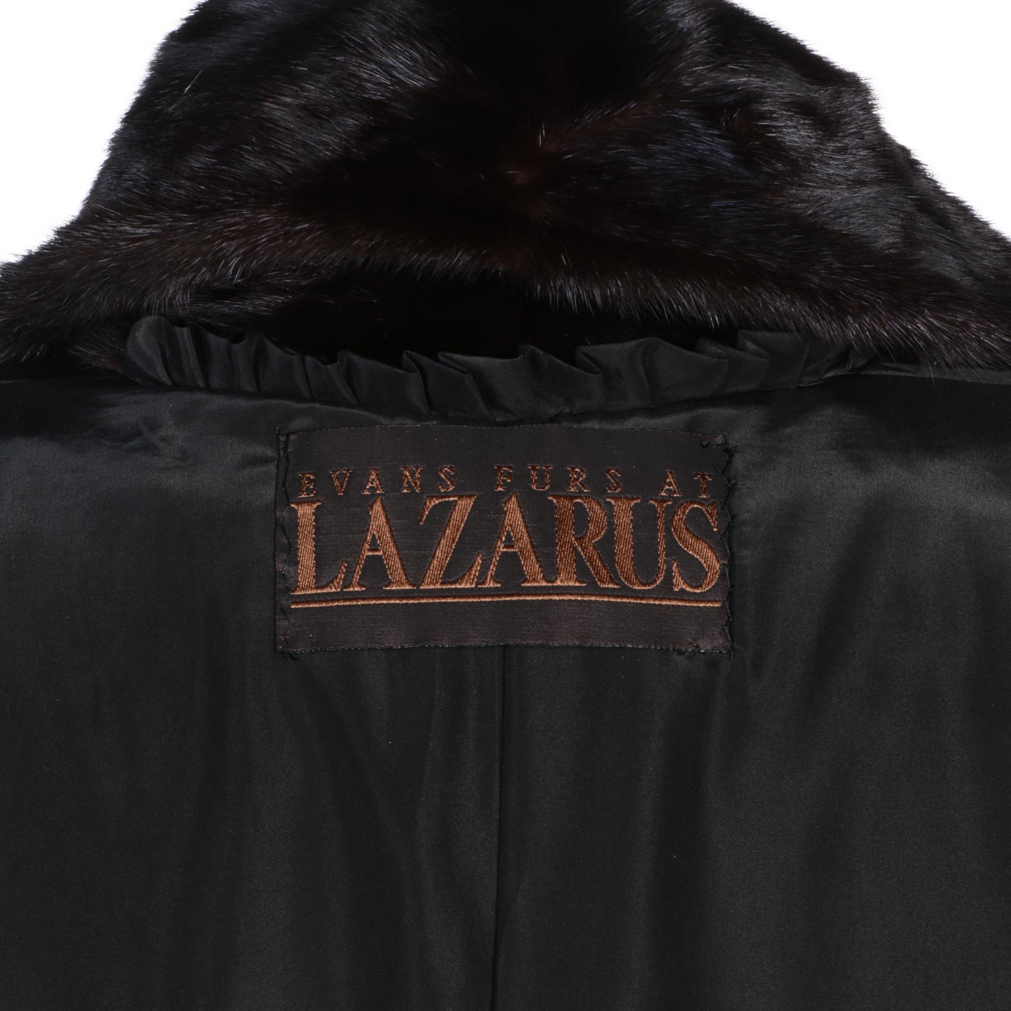 Alfred Sung Mink Fur Full-Length Coat for Evans Furs at Lazarus