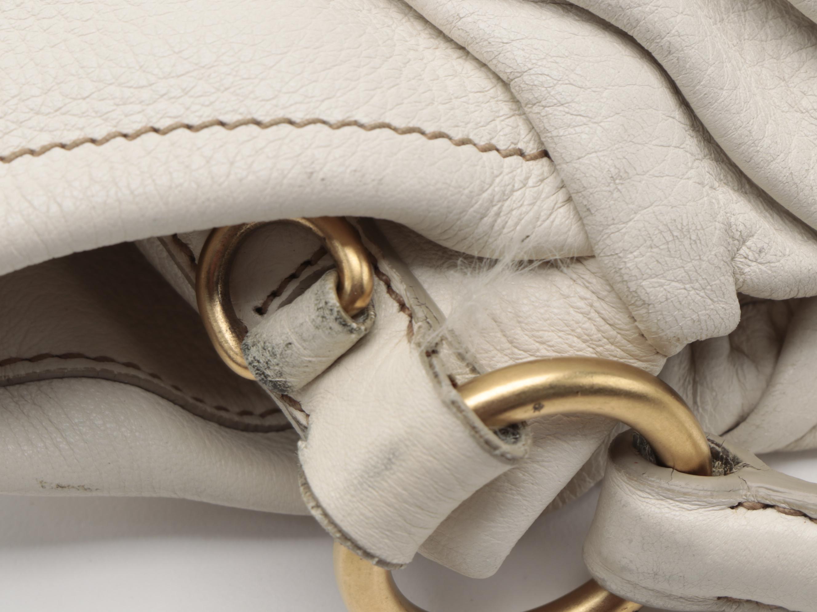 Prada Two-Way Hobo Bag in Talco Antik Cervo