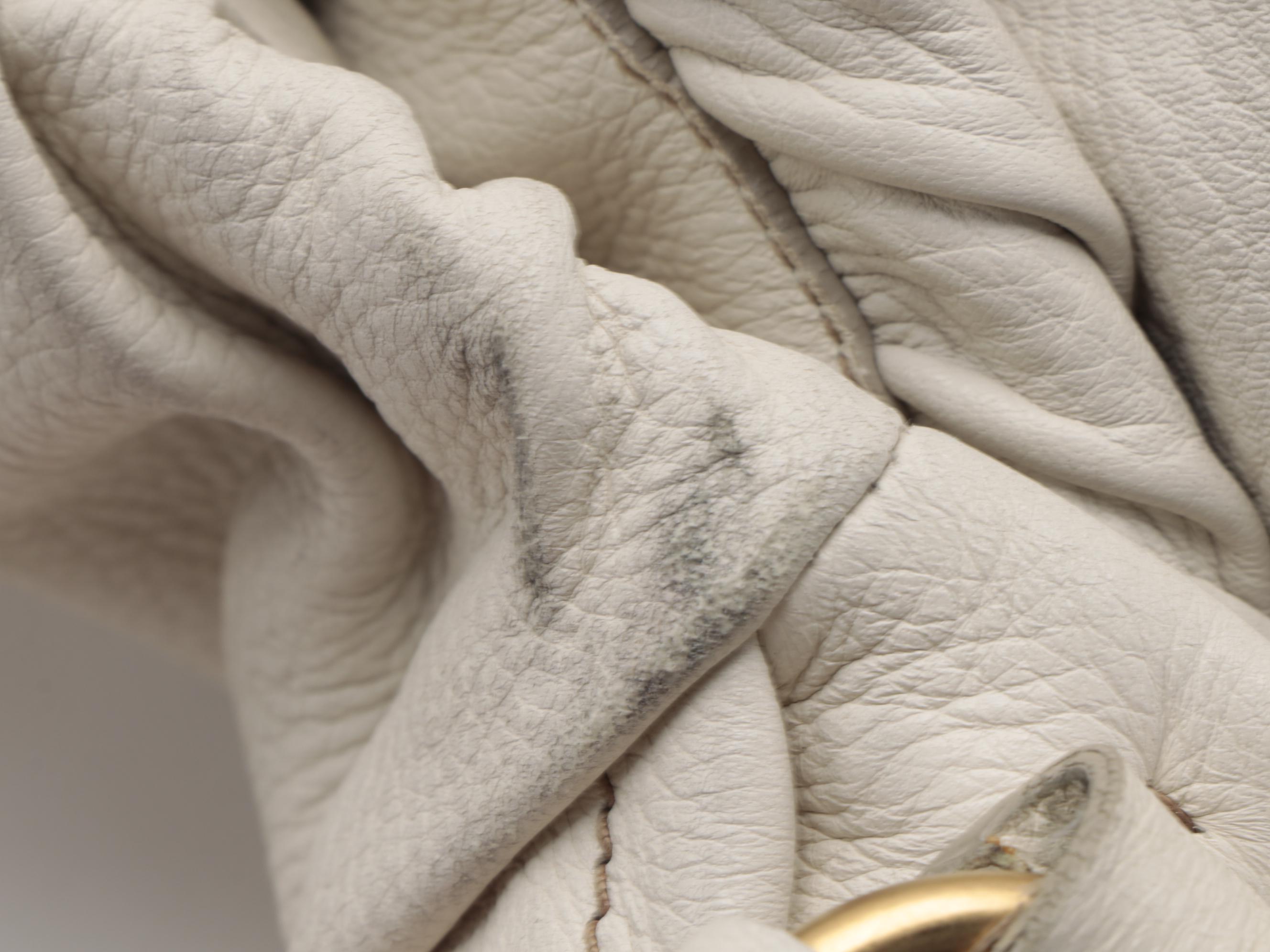 Prada Two-Way Hobo Bag in Talco Antik Cervo