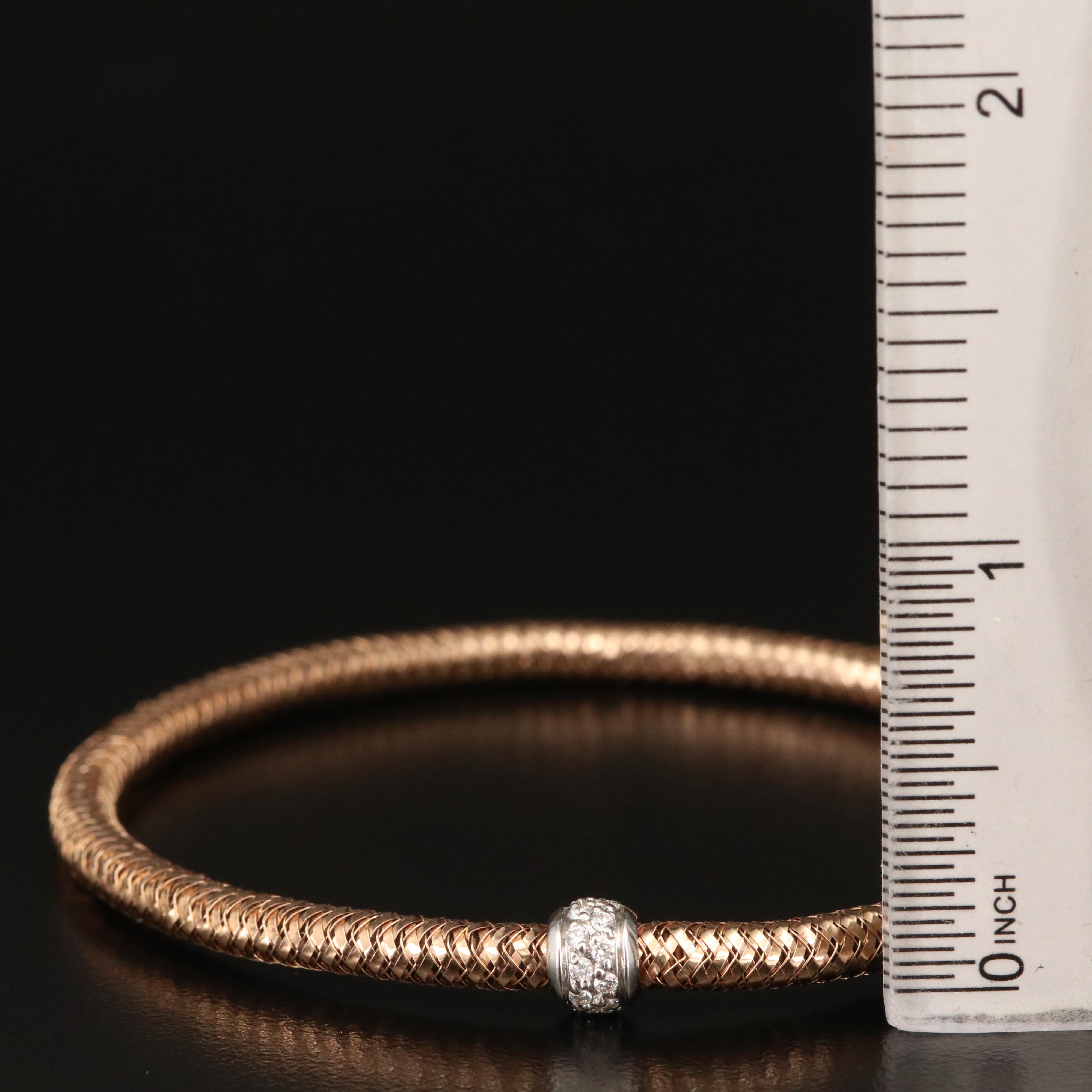 Roberto Coin 18K Diamond Expandable Bracelet