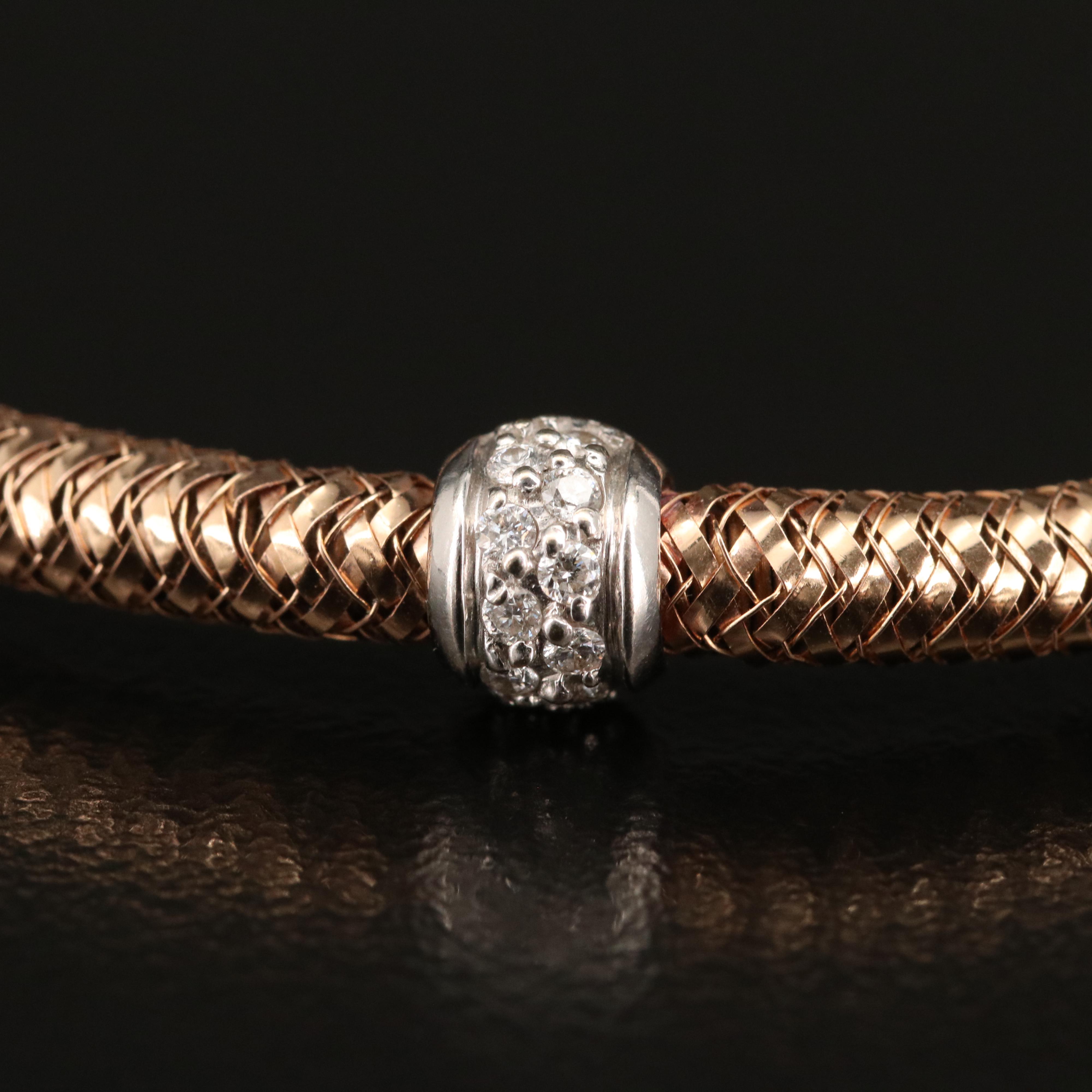 Roberto Coin 18K Diamond Expandable Bracelet
