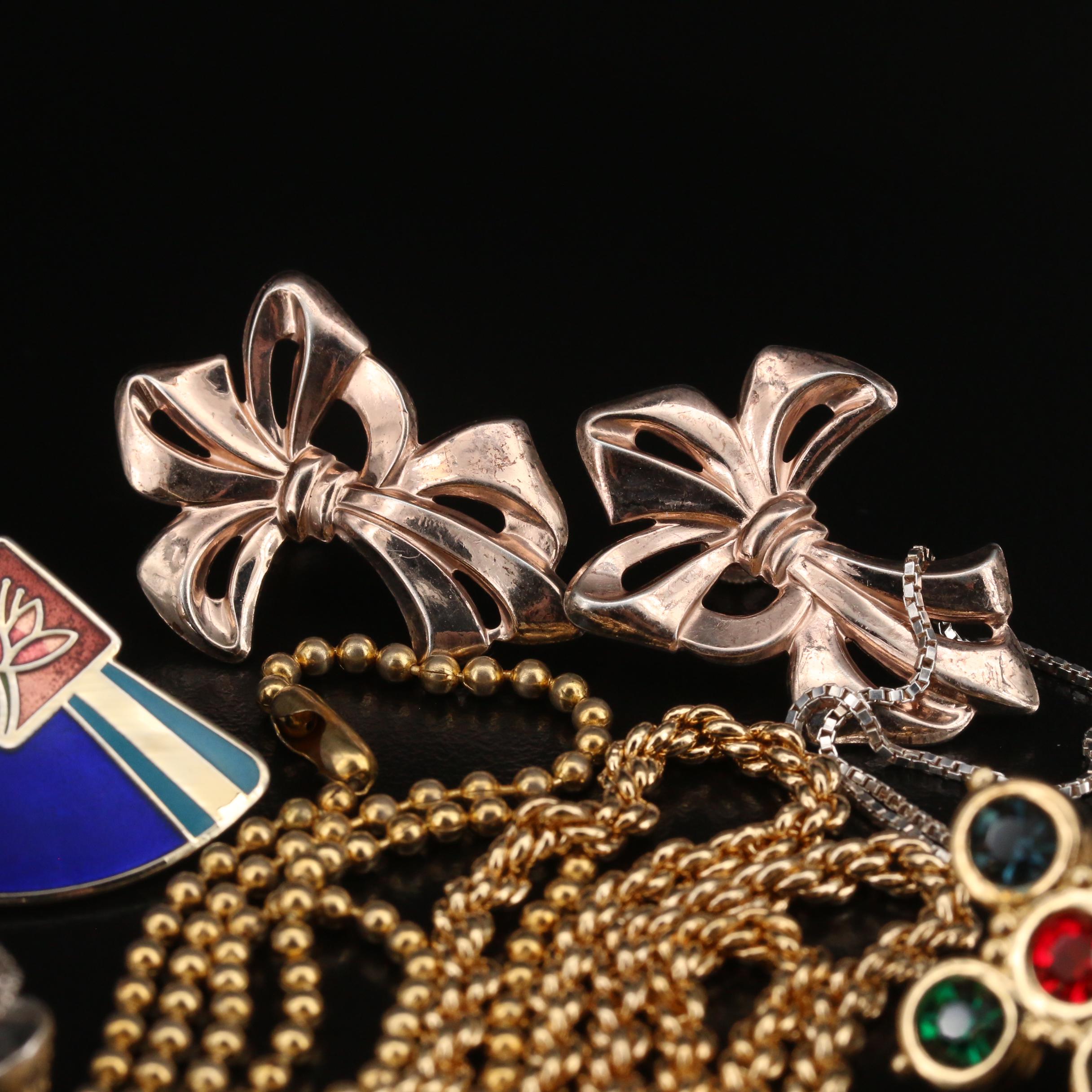 Jewelry Featuring Swarovski, Sterling, Laurel Burch and Honora