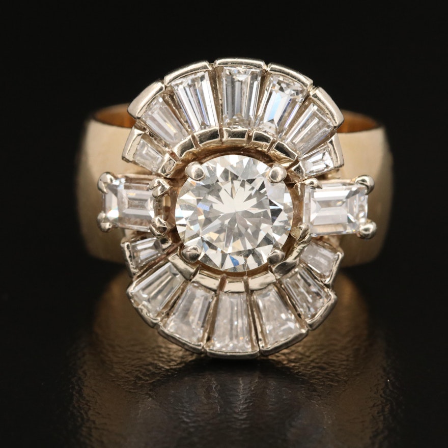 14K 3.83 CTW Diamond Ring