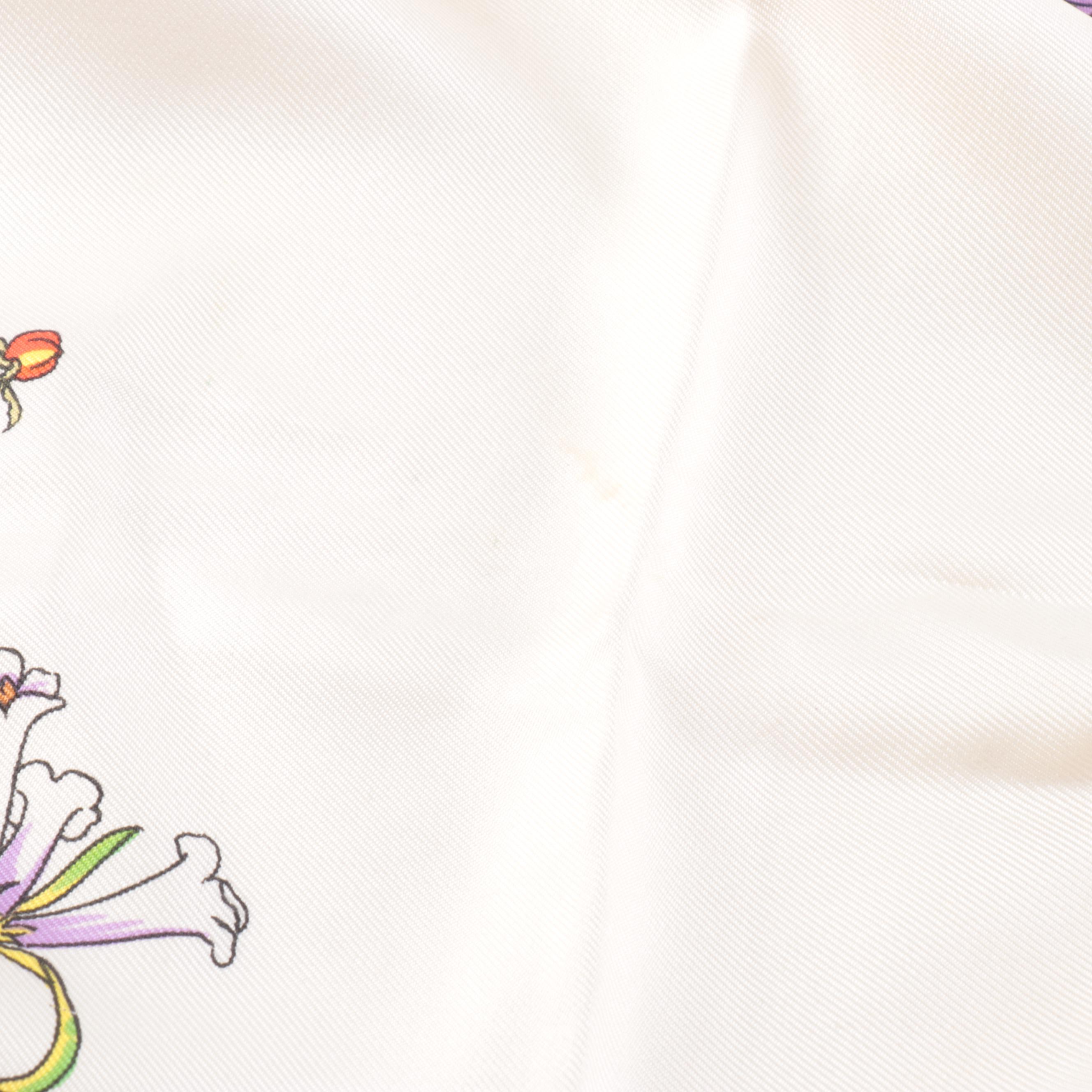 Gucci Flora Printed Silk Twill Scarf